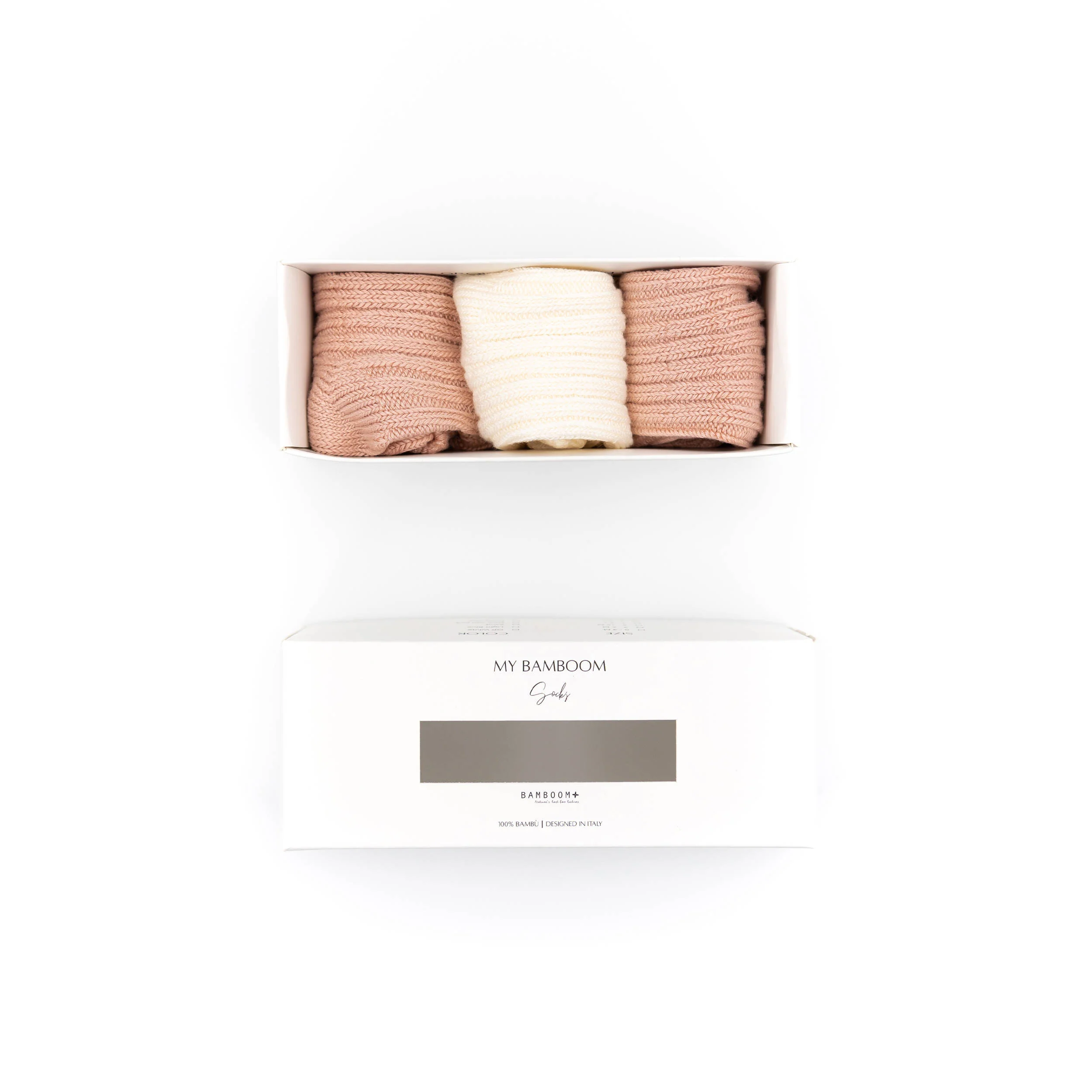 3PC in GIFT BOX Calze Spesse - NEUTRAL PINK 47