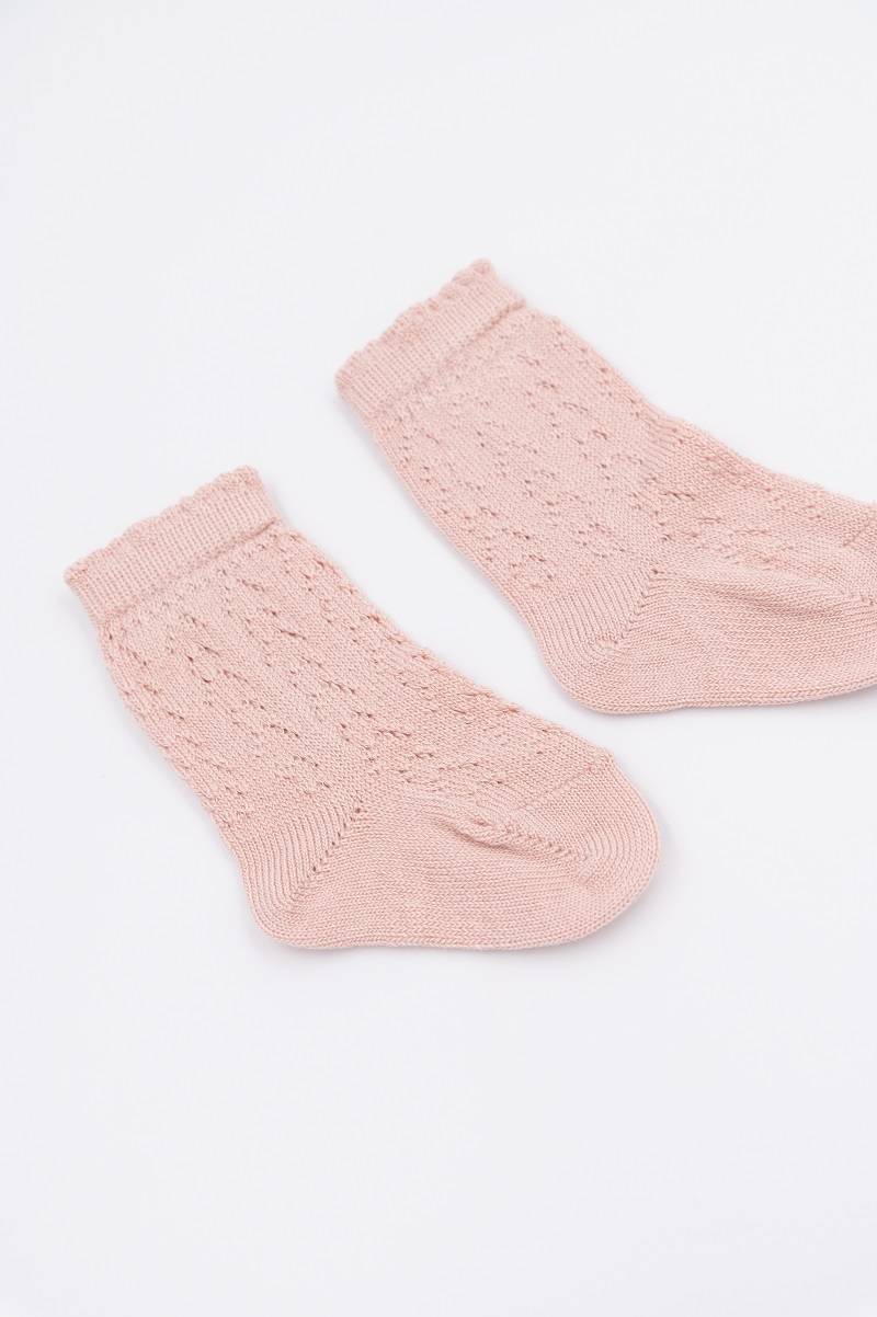 3PC in GIFT BOX Calze Traforate Bimba - ROSA 04 - Image 5