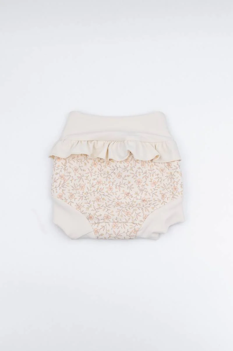 Costume pannolino in neoprene UV50+ - FLOWER CREAM 244 - Image 2