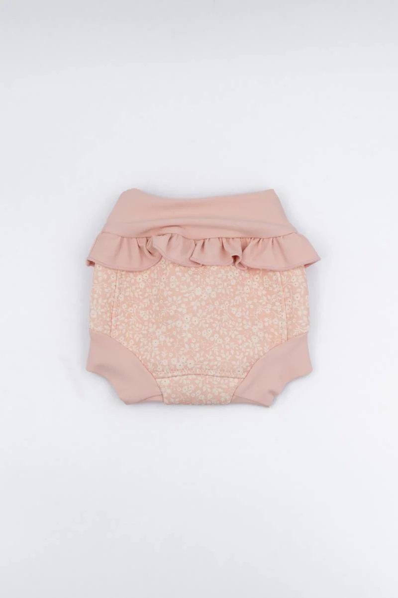 Costume pannolino in neoprene UV50+ - FLOWER PINK 243 - Image 2