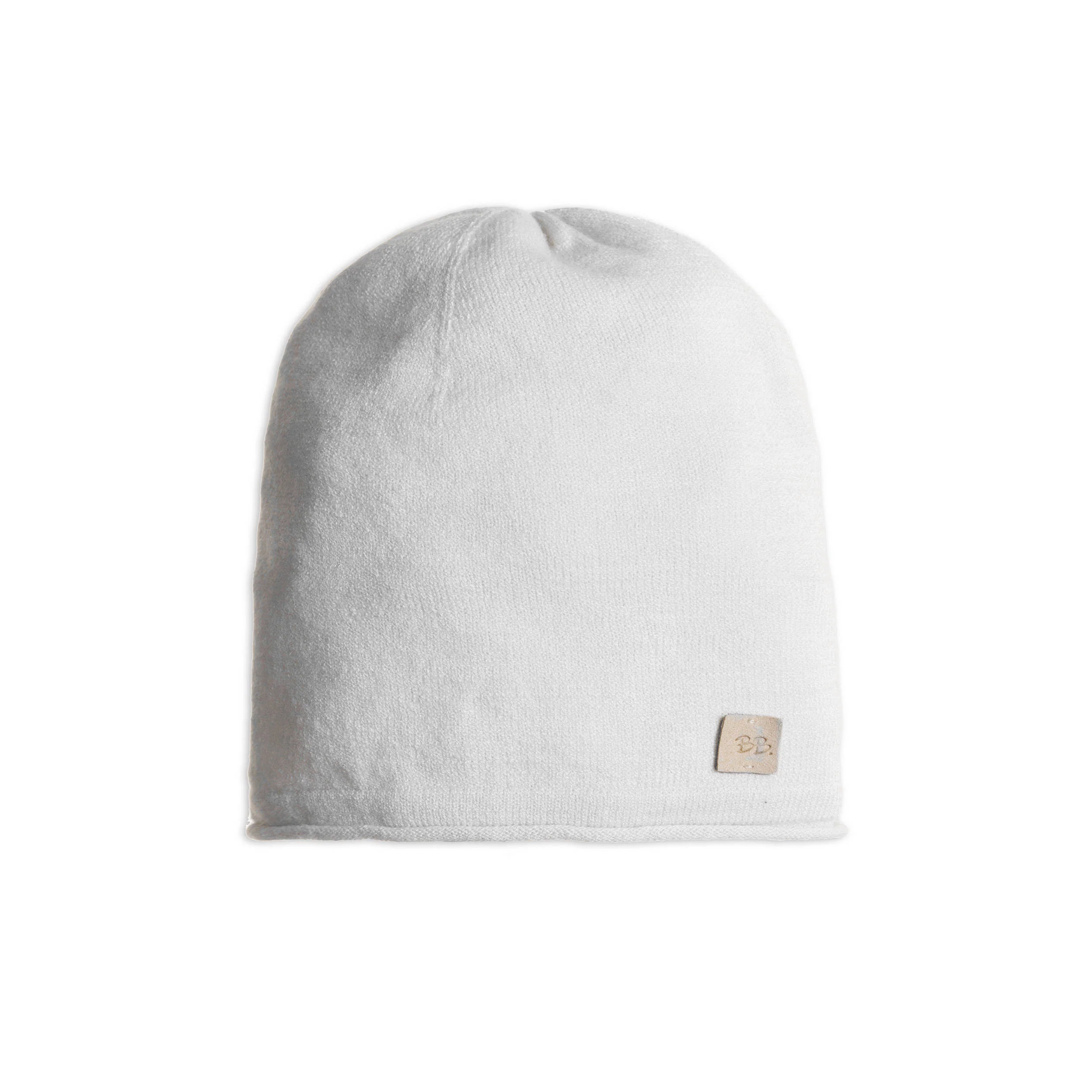 Berrettino con bordo a rullino - WARM WHITE 128