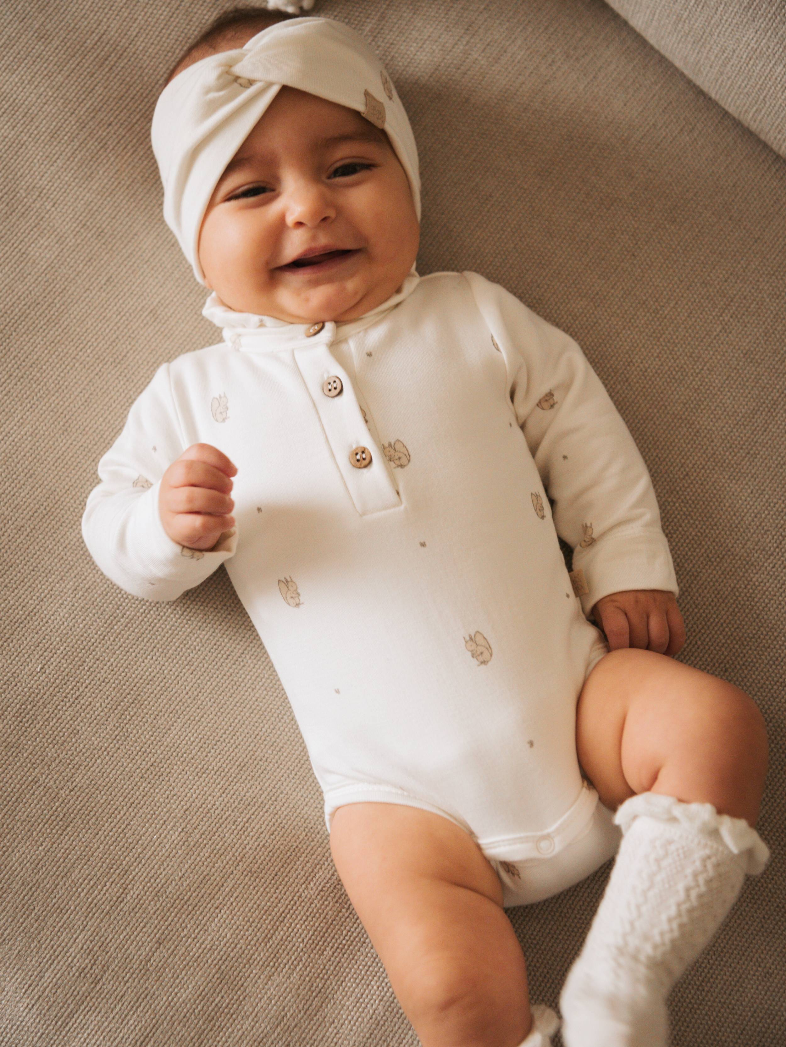 Body a polo con colletto volant - PRINT SQUIRREL 344 - Image 4