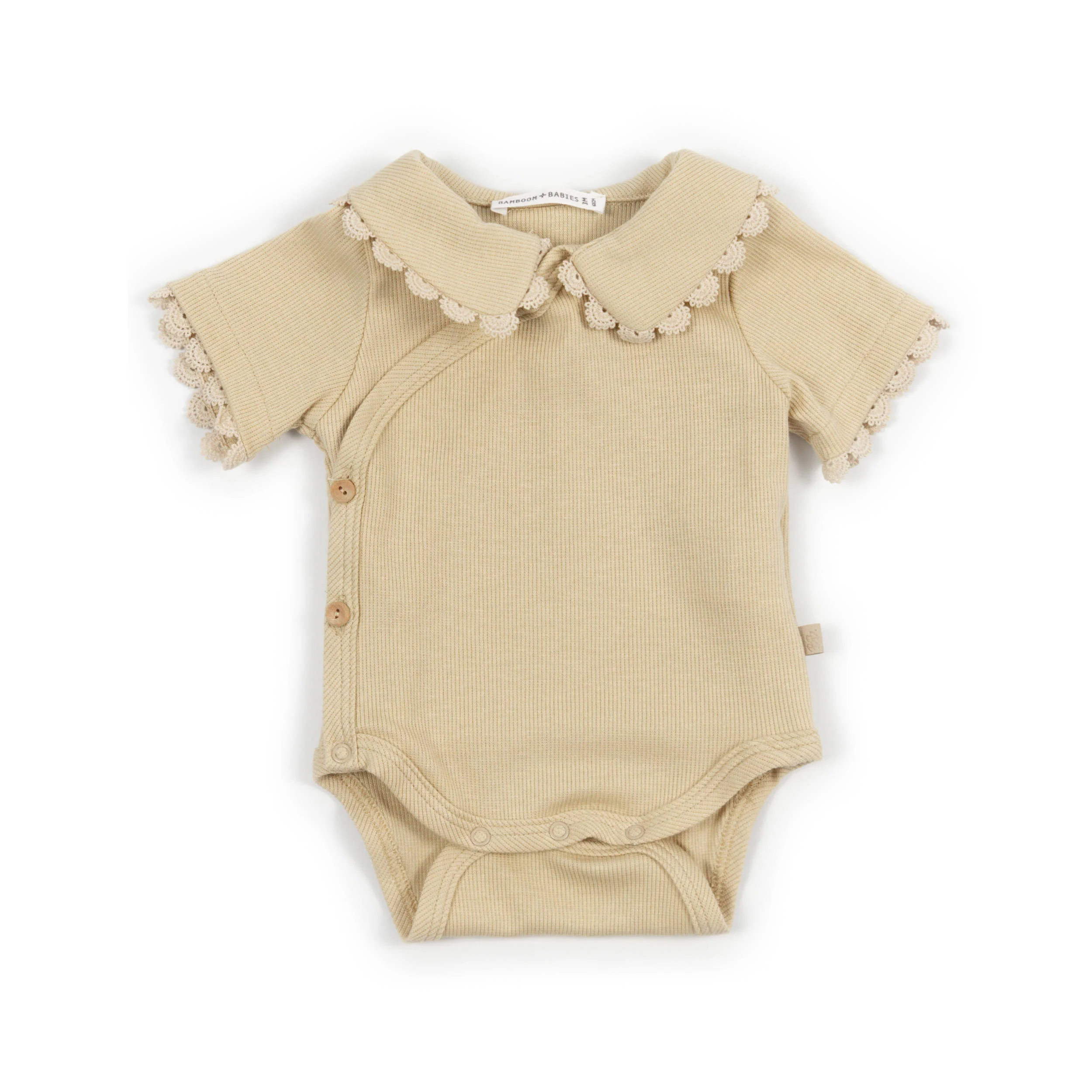 Body con colletto Embroidery - MUSTARD 270