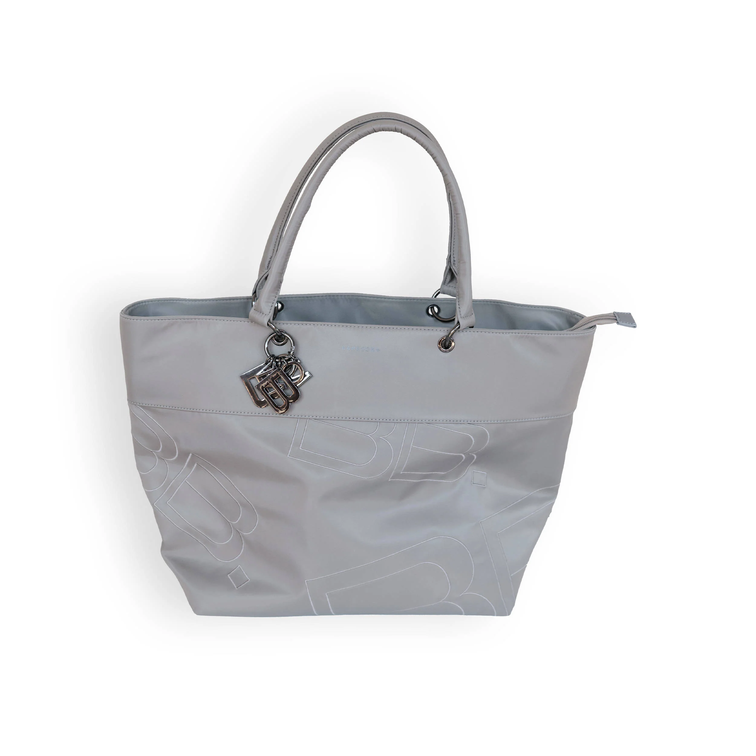 Borsa a tracolla in tessuto - Grigio 05