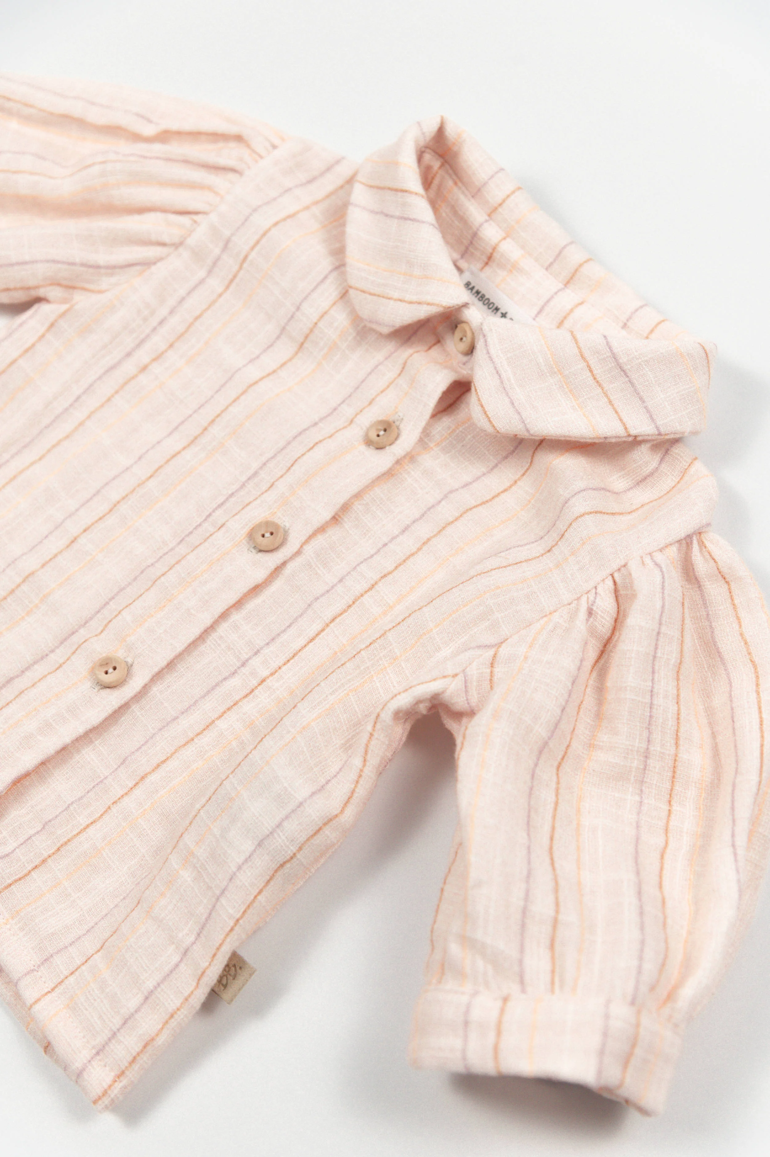 Camicia bimba maniche lunghe - STRIPE PINK 277 - Image 3