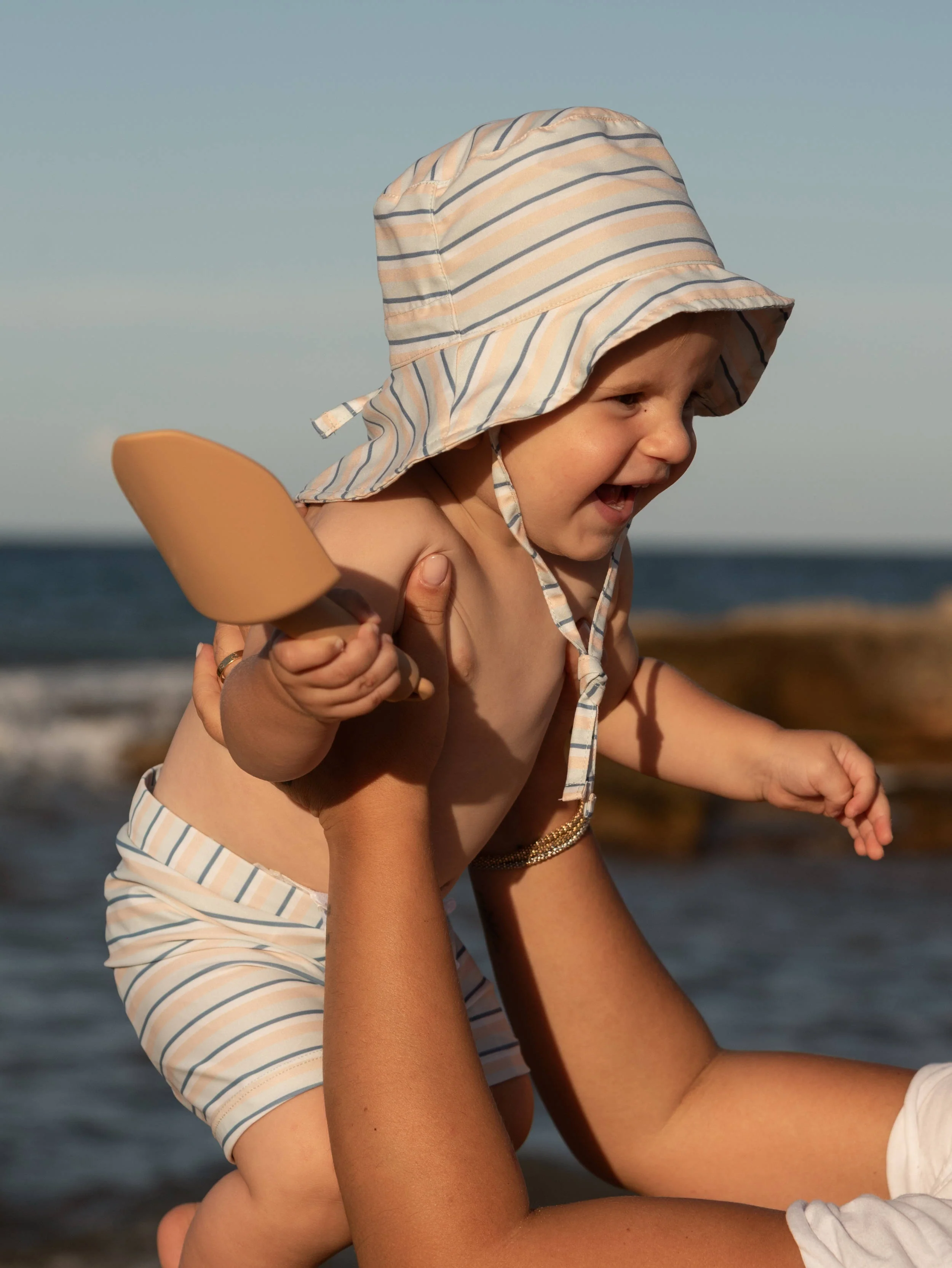 Cappellino da mare UV50+ - PASTEL PARADE STRIPE 440 - Image 4