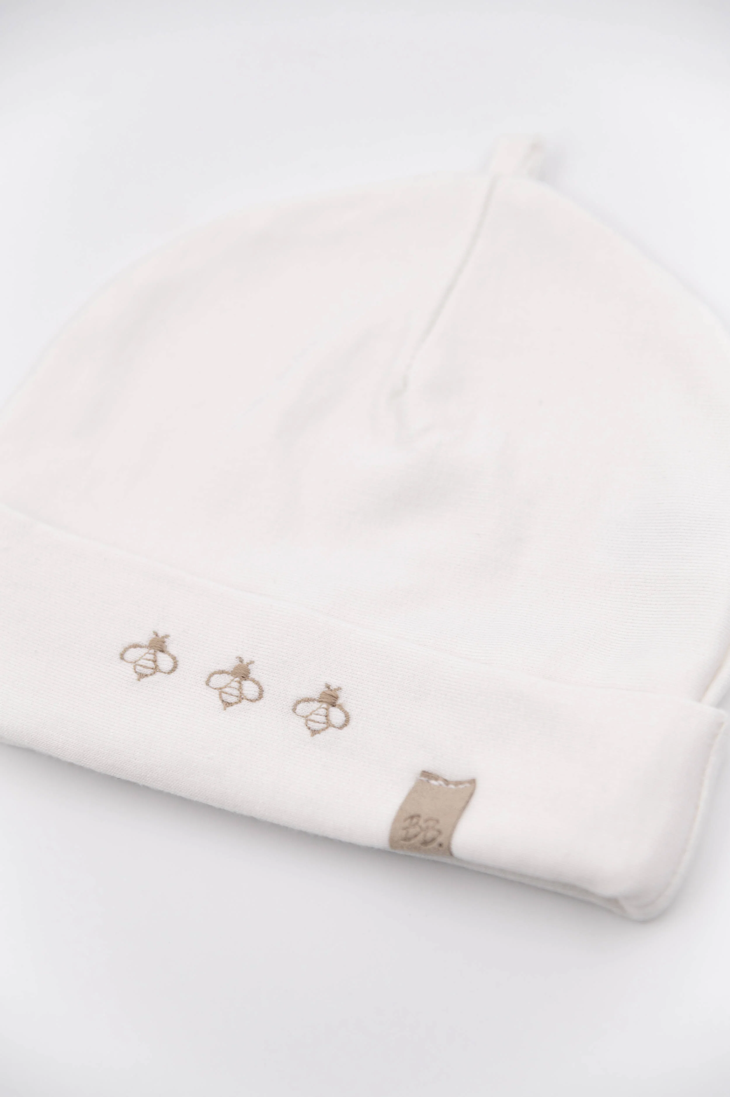 Cappellino neonato Bees - PANNA 02 - Image 3