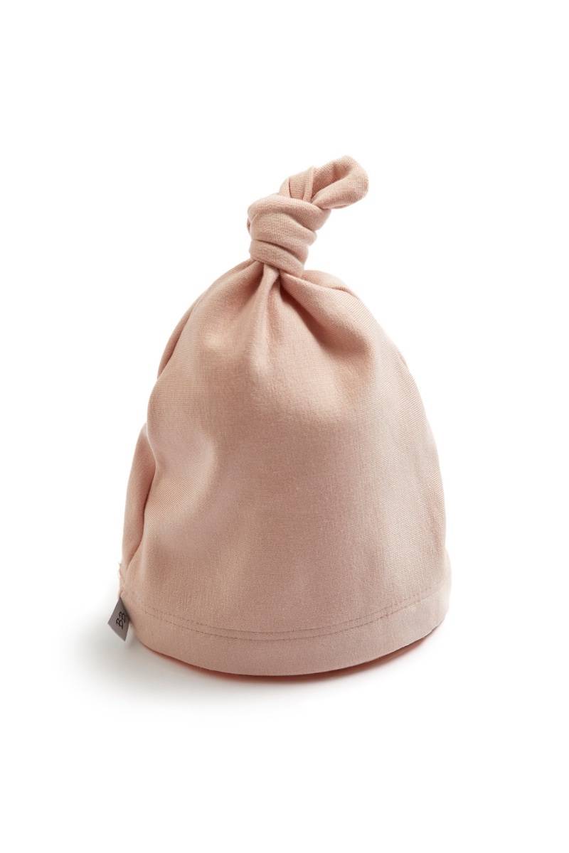 Cappellino neonato con nodo Pure - ROSA 04 - Image 3