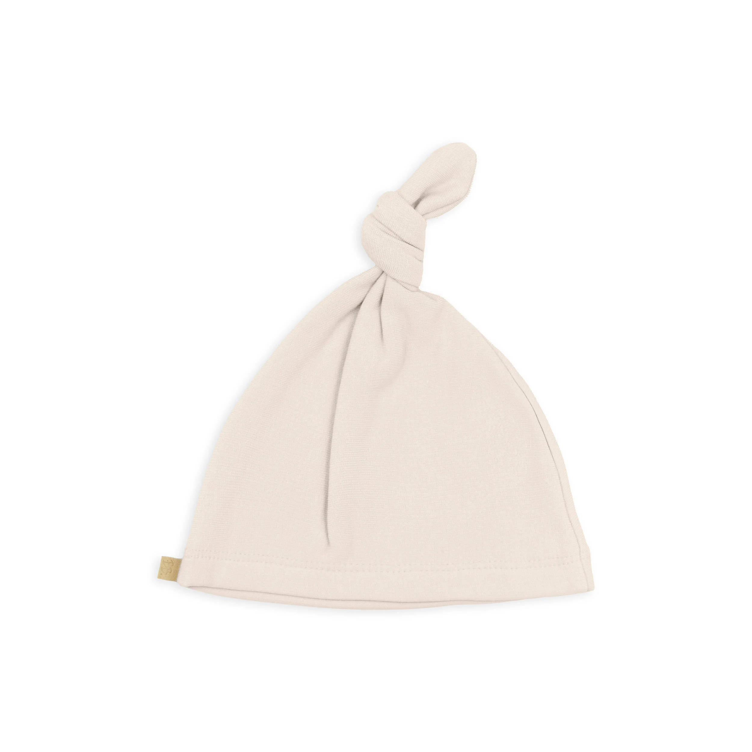 Cappellino neonato con nodo Pure - WARM WHITE 128
