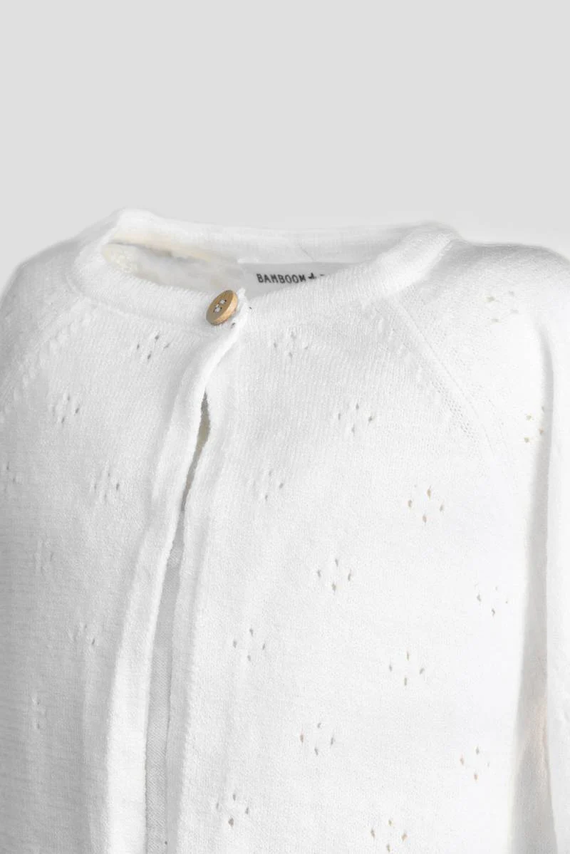 Cardigan Bimba - WARM WHITE 128 - Image 3