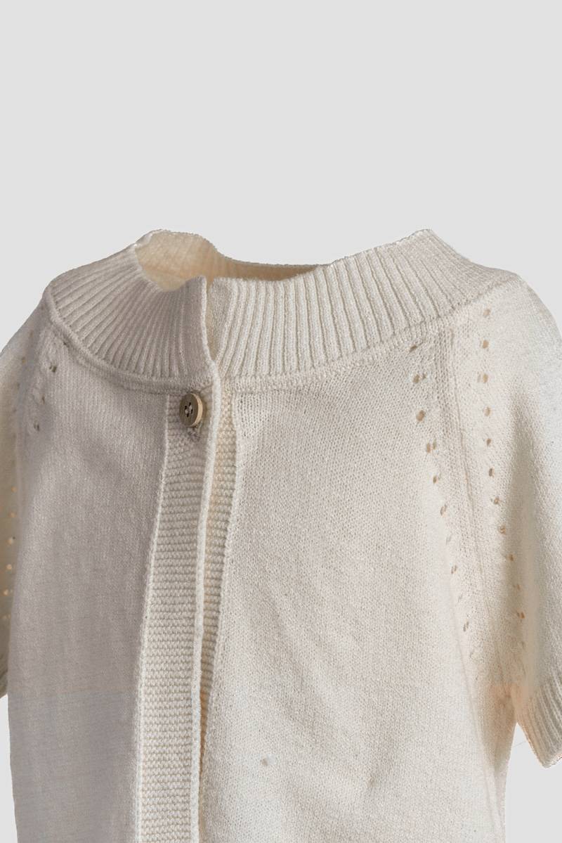 Cardigan maniche corte Bimba - SAND 10 - Image 3