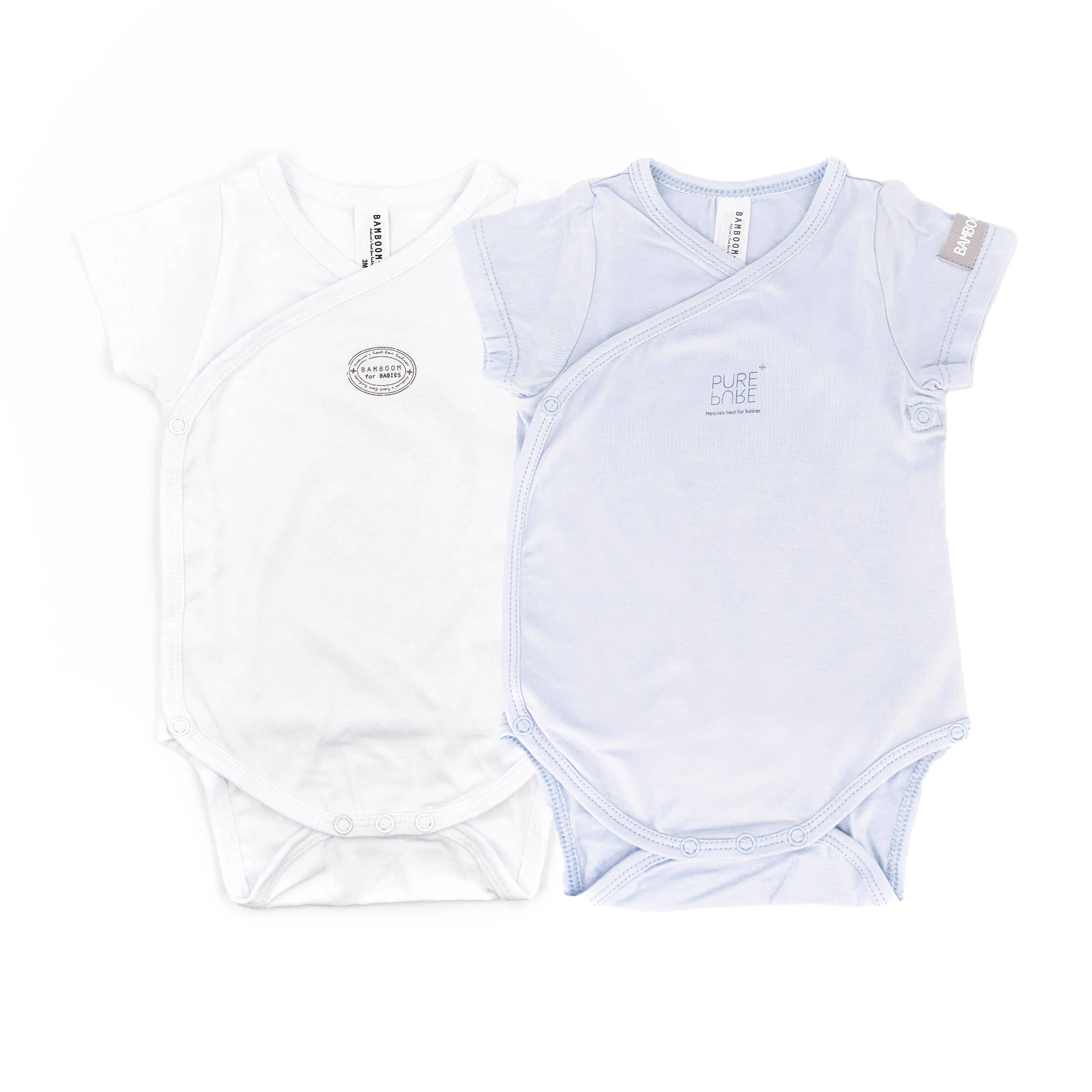 Confezione Body maniche corte- 2pc - Azzurro 03