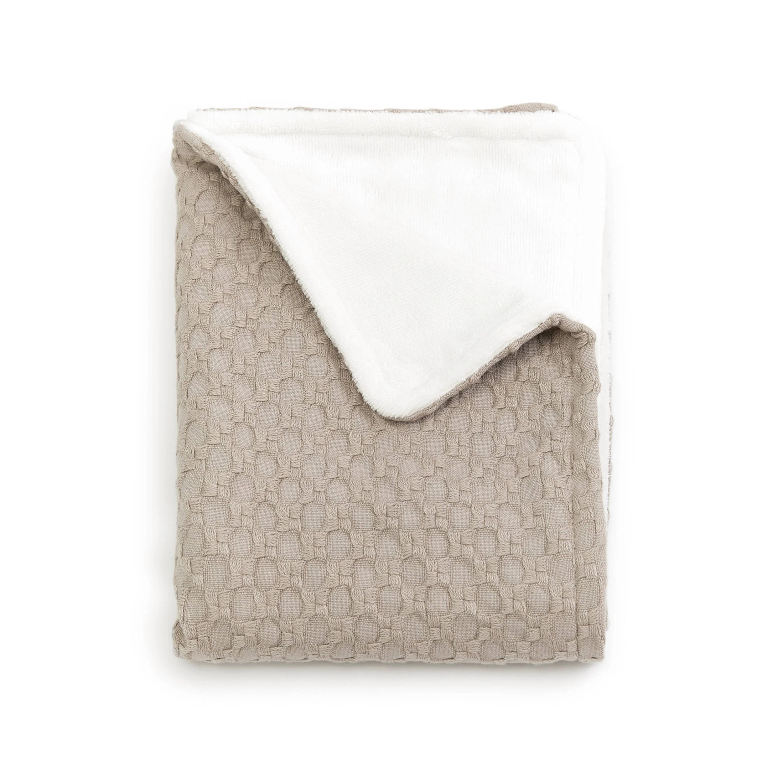 Coperta culla 100X75 Honey + spugna peluche - SAND 10