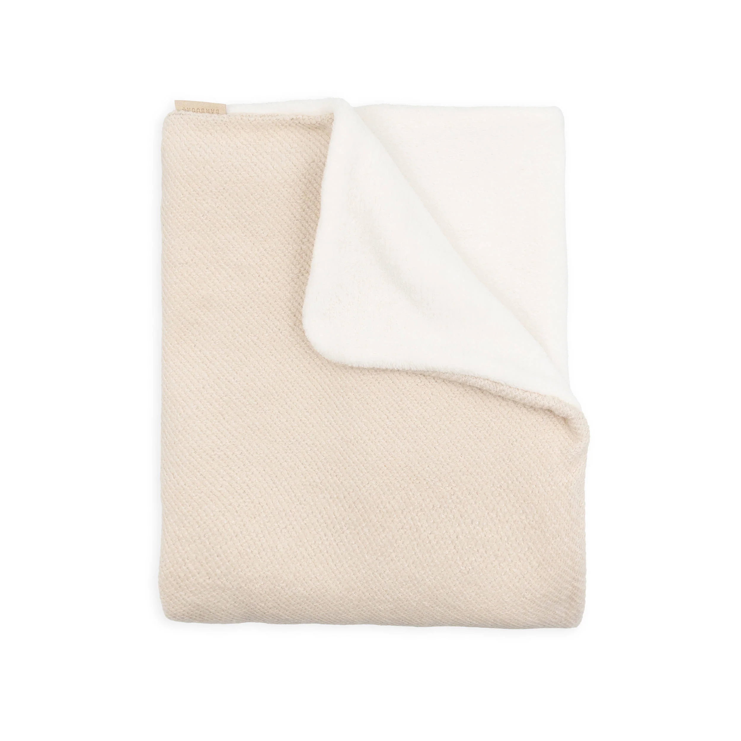 Copertina culla Brushed + spugna peluche - NEUTRAL PINK 47