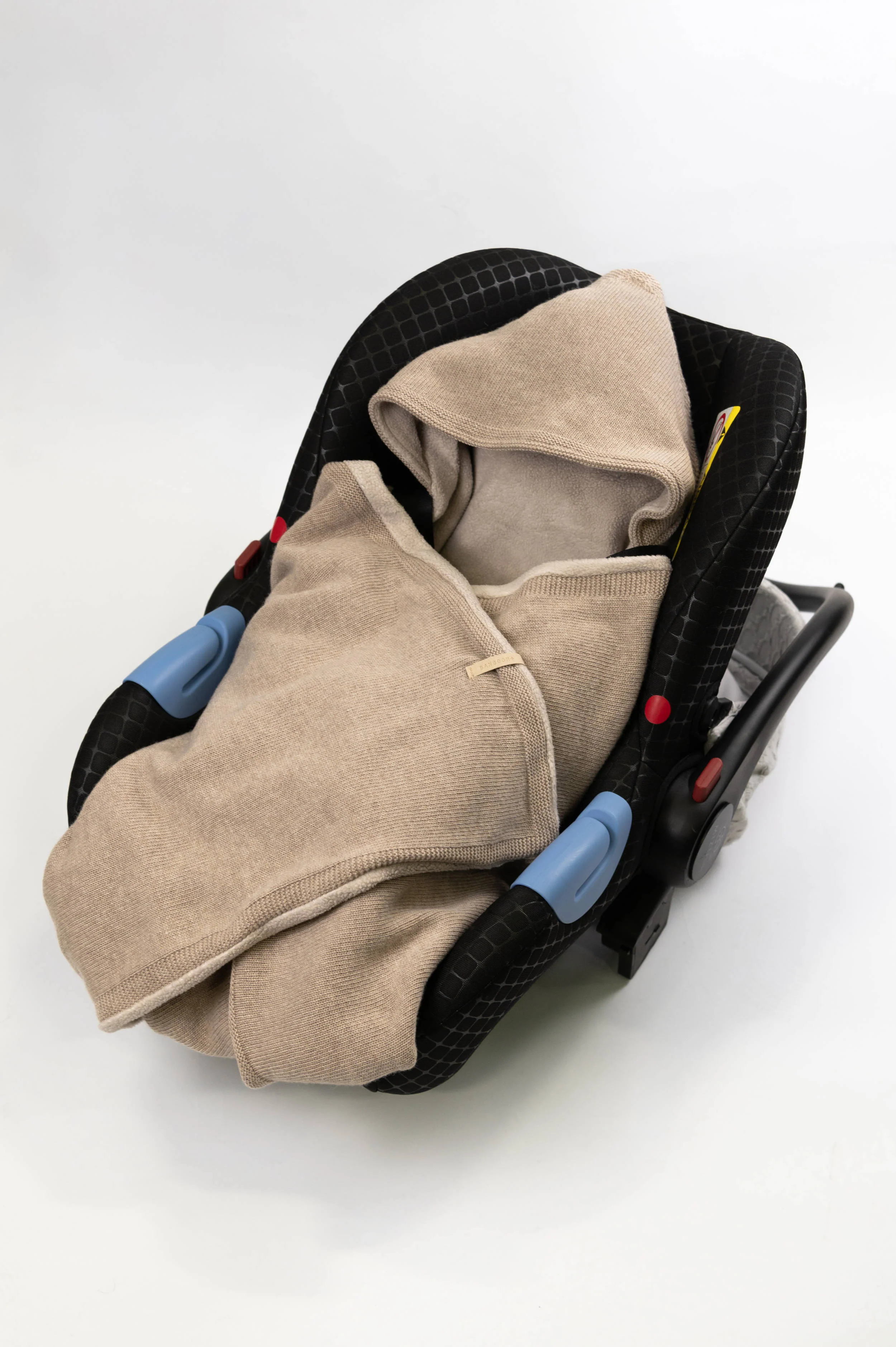 Copertina Wrap 4 stagioni con Cashmere e lato teddy - LIGHT CHOCOLATE MELANGE 318 - Image 8