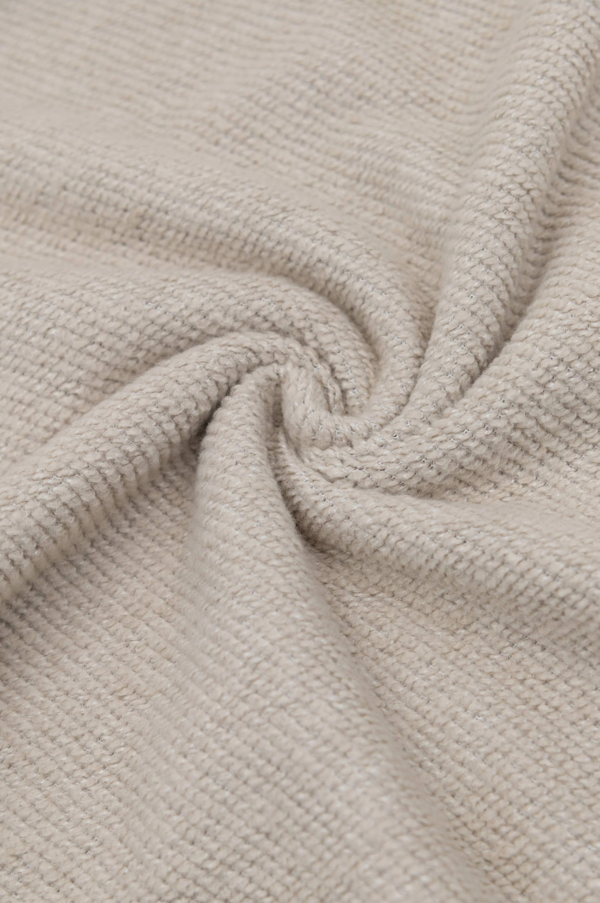 Copertina Wrap con cappuccio brushed - MELANGE SAND 181 - Image 4