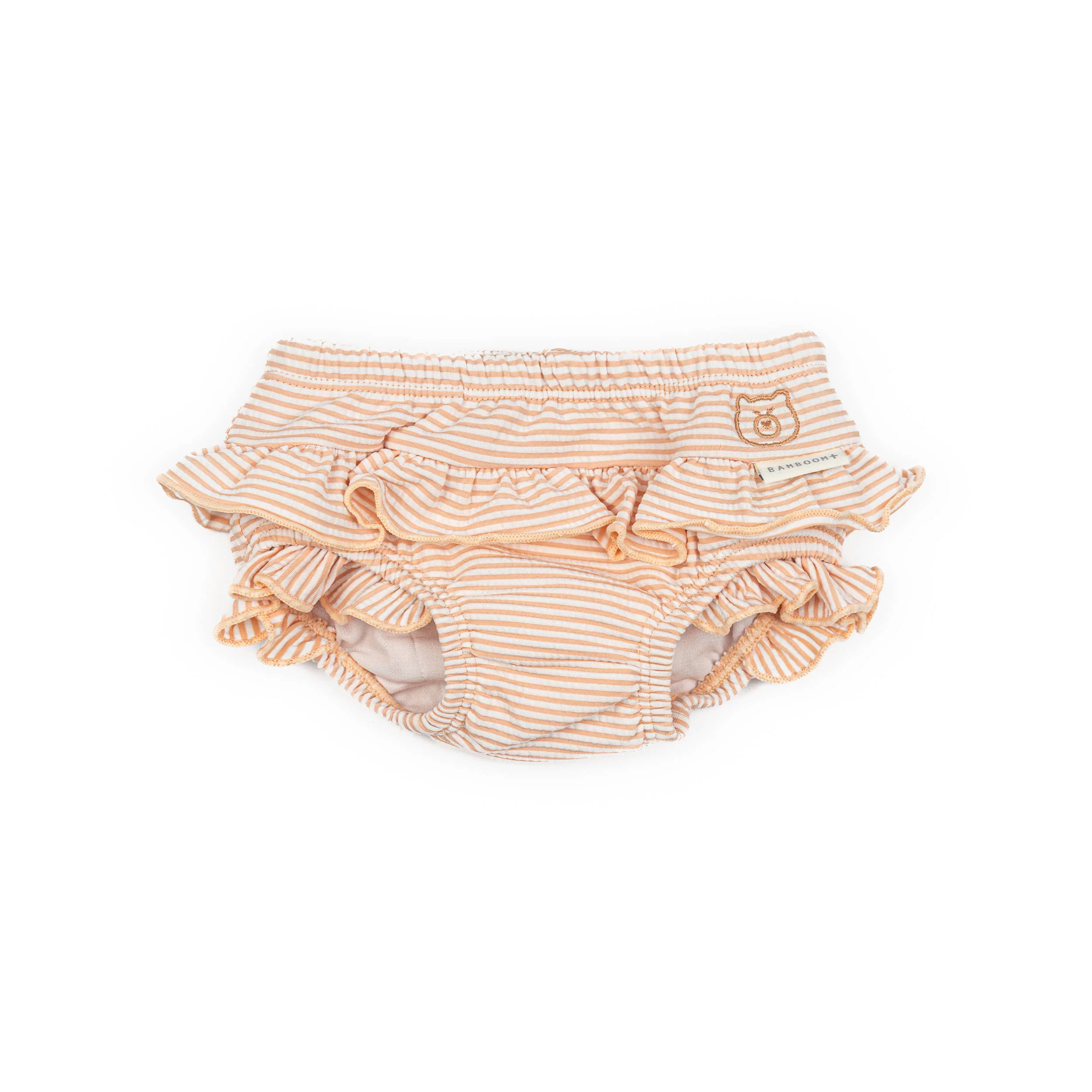 Costume contenitivo UV50+ resistente all'acqua - PINK STRIPES BEAR 435