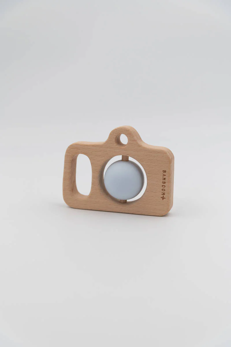 Fotocamera in Legno e Silicone - Azzurro 03 - Image 2