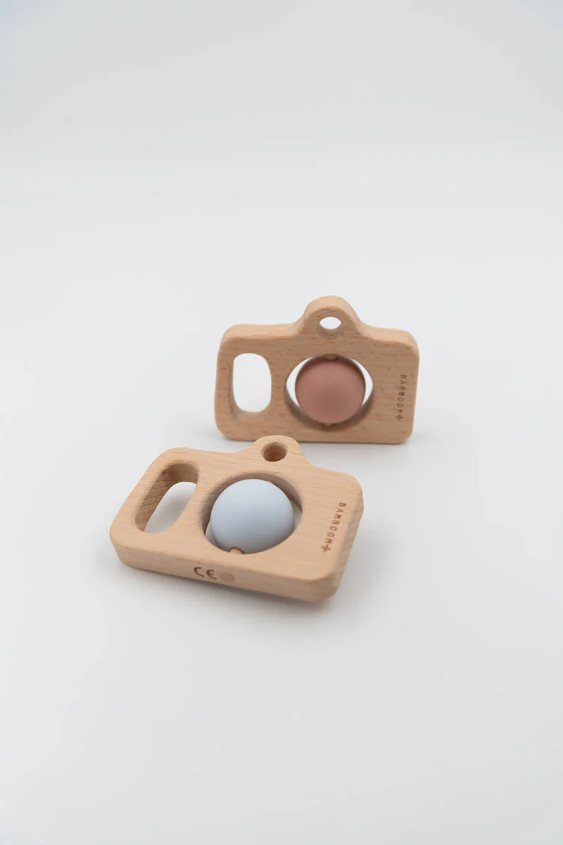 Fotocamera in Legno e Silicone - Azzurro 03 - Image 5