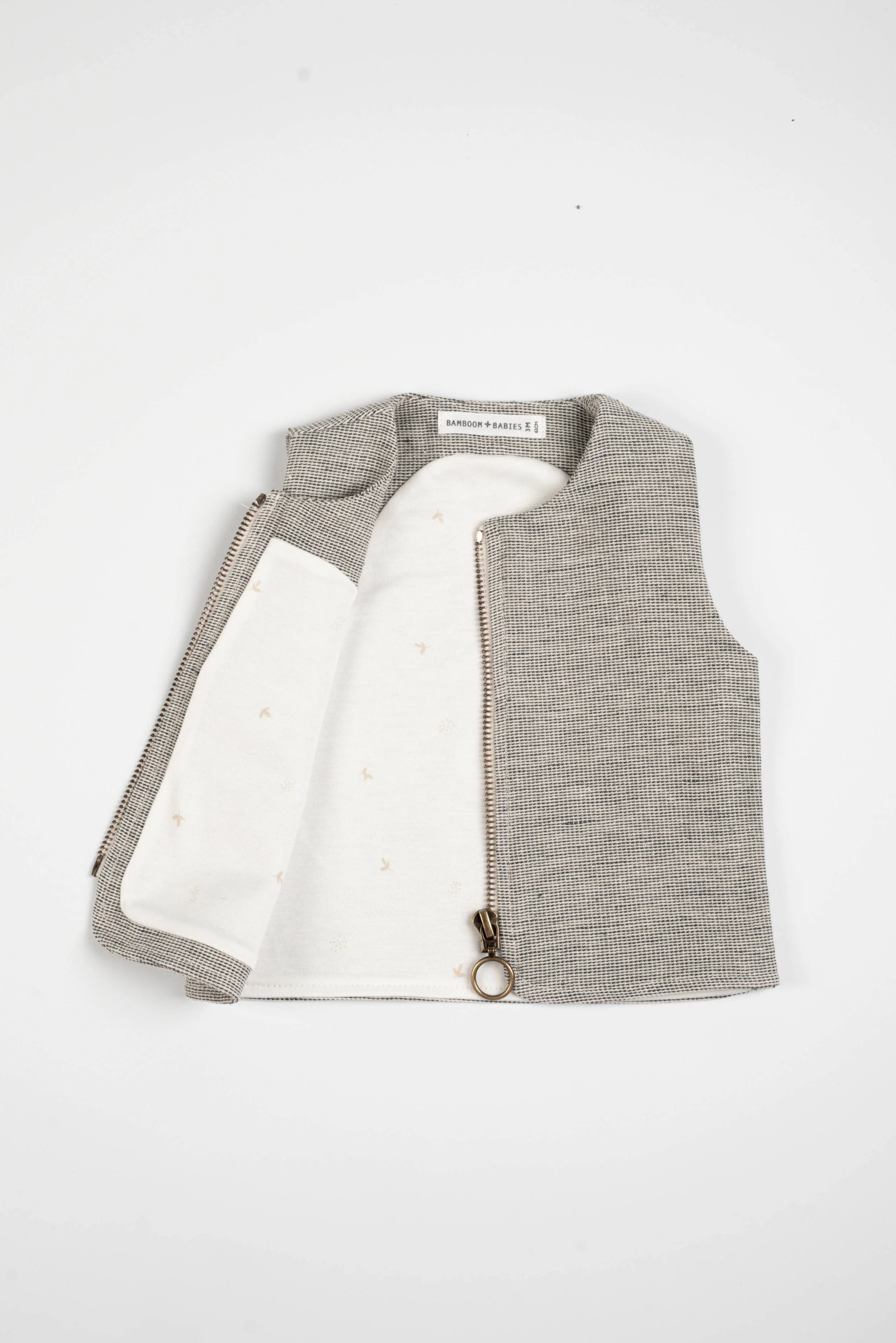 Gilet Orso con zip - BLU 07 - Image 3