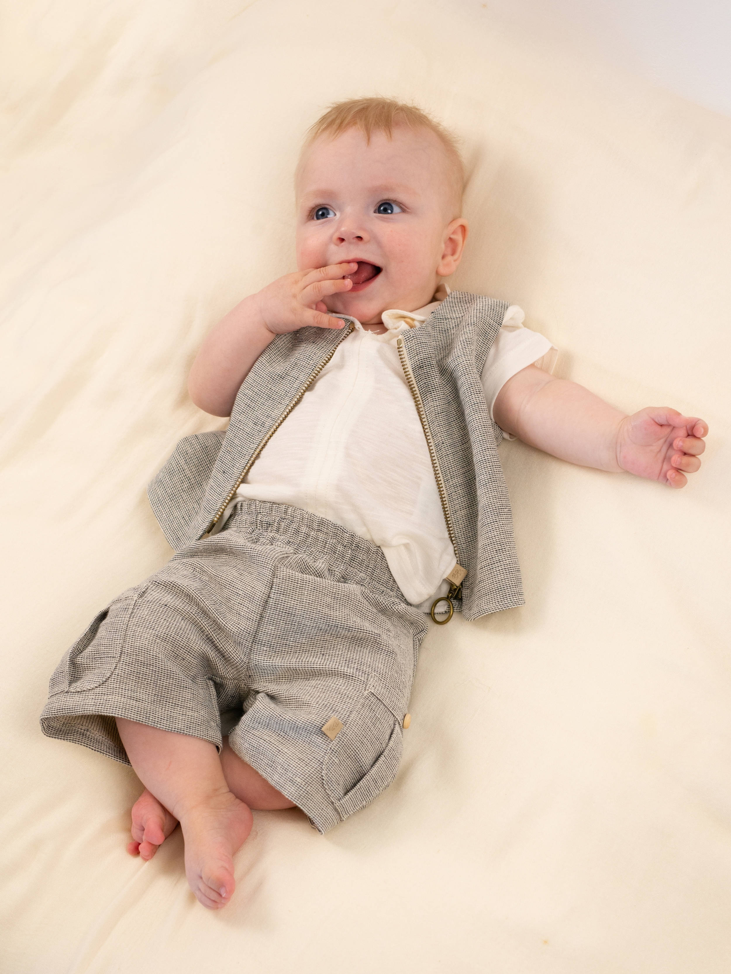 Gilet Orso con zip - BLU 07 - Image 6
