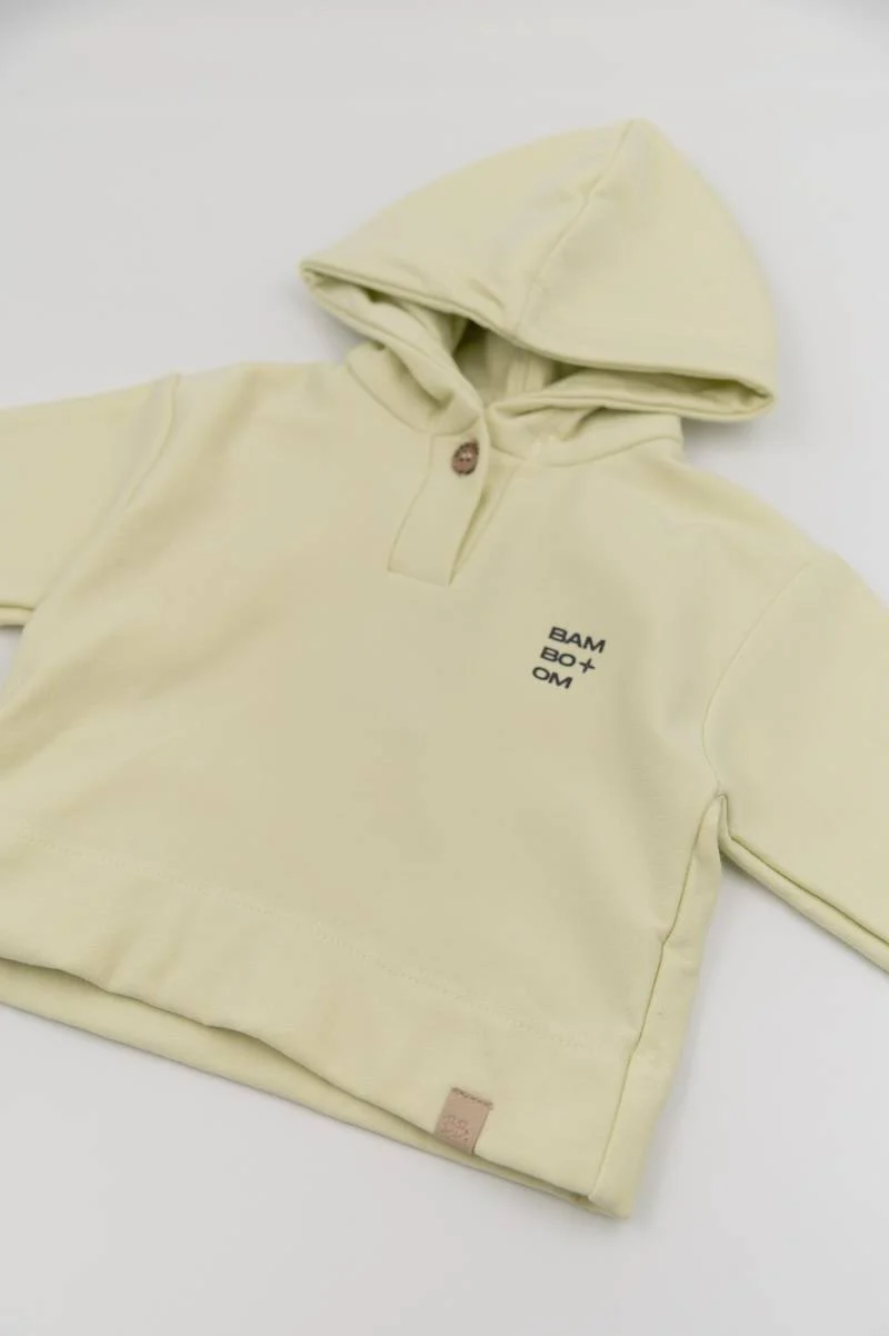 Hoodie con stampa logo - LIME 120 - Image 3