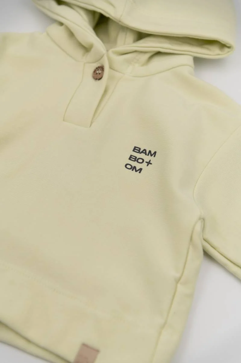 Hoodie con stampa logo - LIME 120 - Image 4