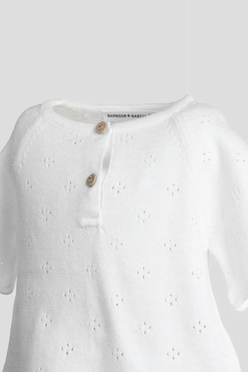 Maglia A-Line Bimba - WARM WHITE 128 - Image 3