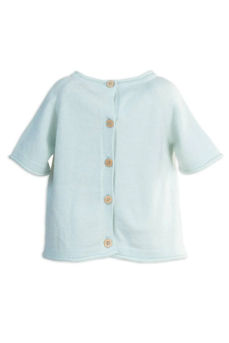 Maglia maniche corte con tasca Bimbo - OCEAN BLU 200 - Image 2