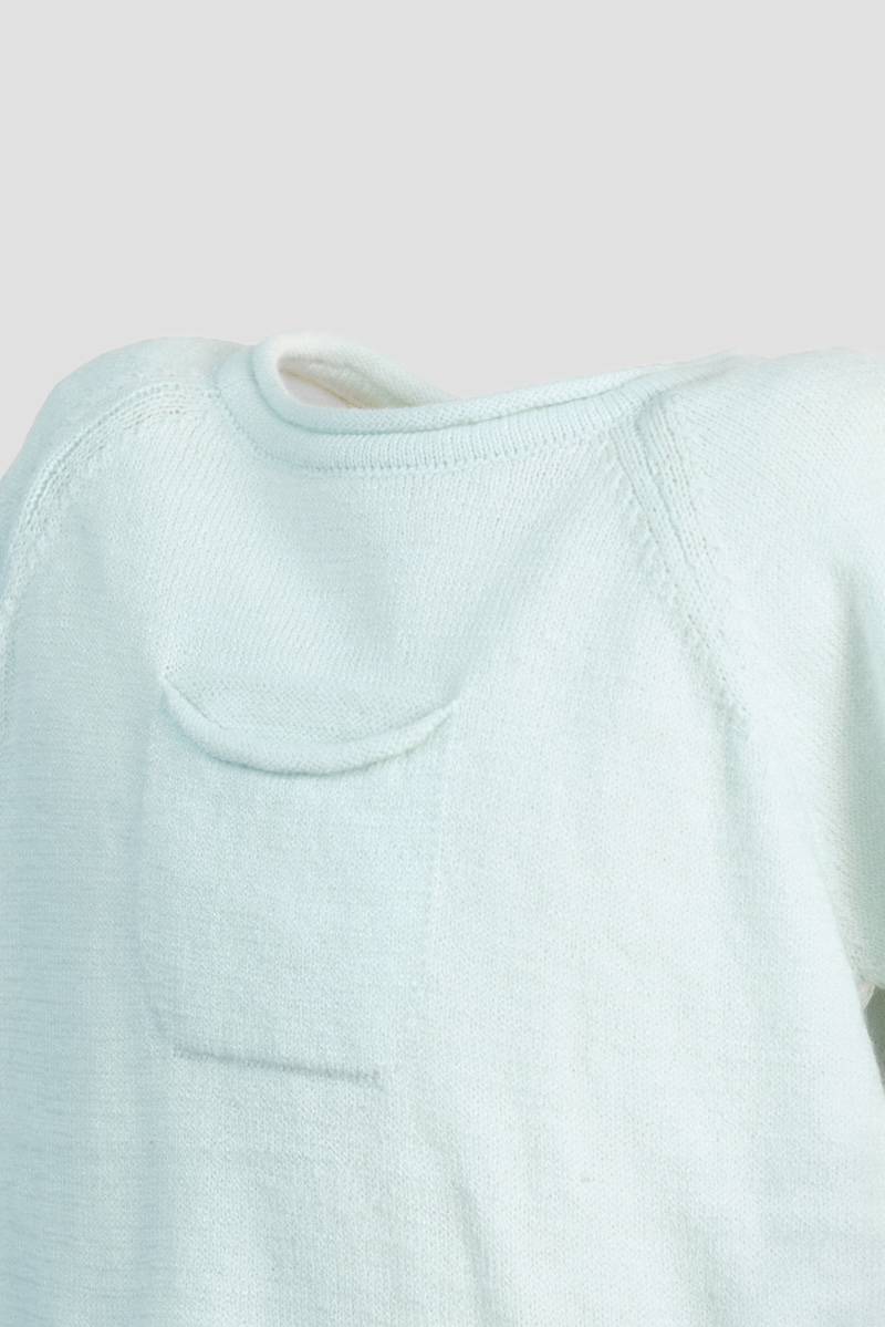 Maglia maniche corte con tasca Bimbo - OCEAN BLU 200 - Image 3