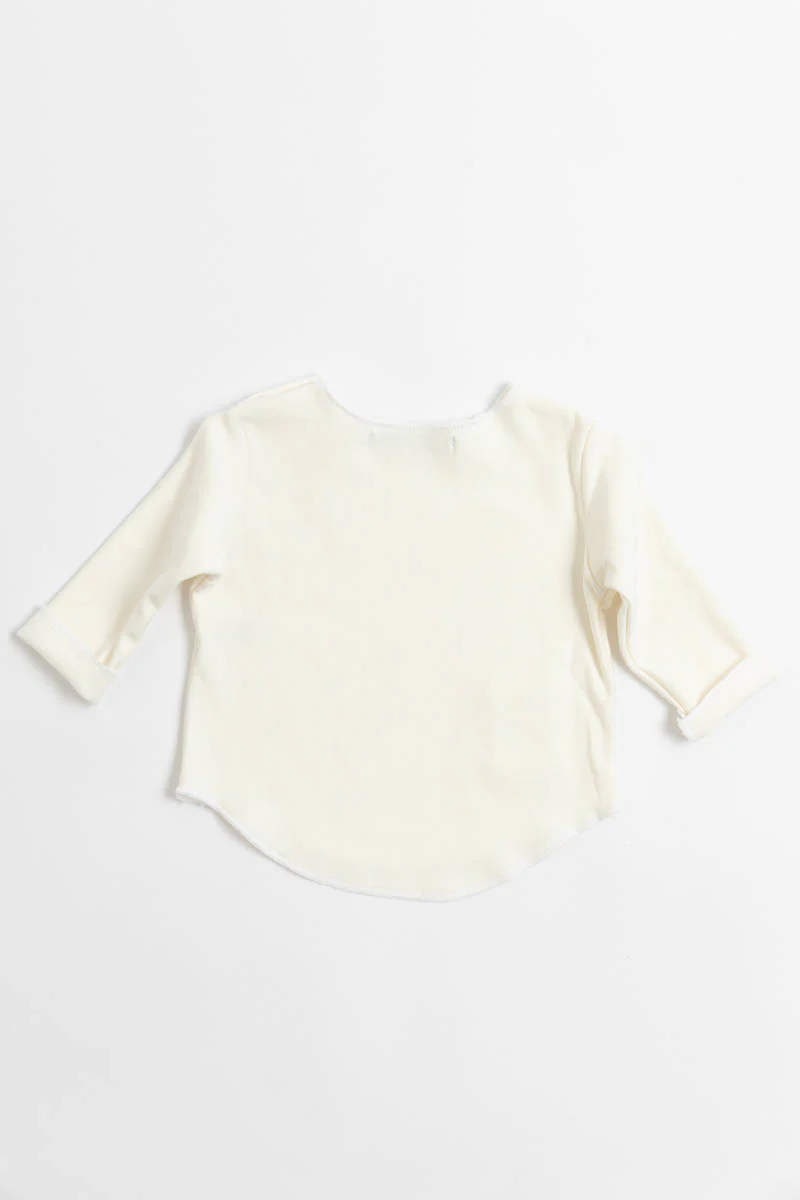 Maglia manica lunga Pure - PANNA 02 - Image 4