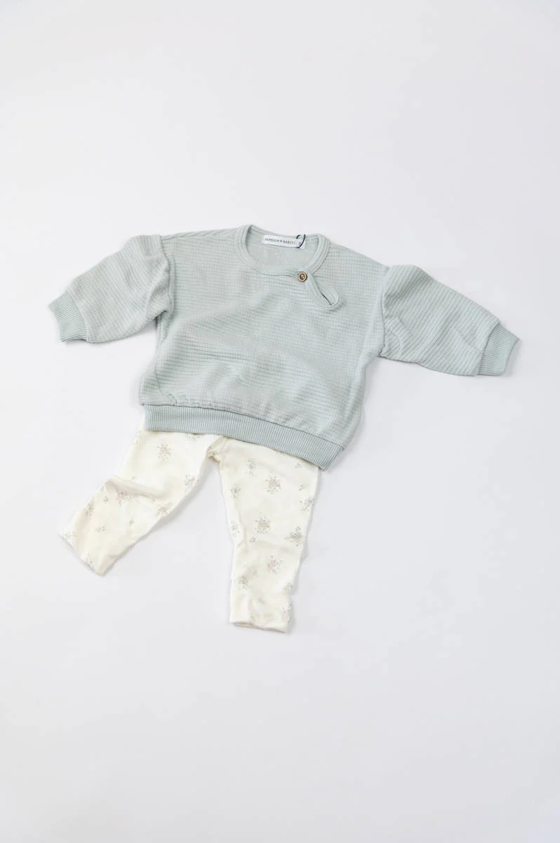Maglia nido d'ape bimba - Azzurro 083 - Image 3