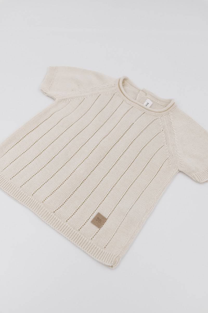 Maglia righe Knitted - Bianco 01 - Image 3