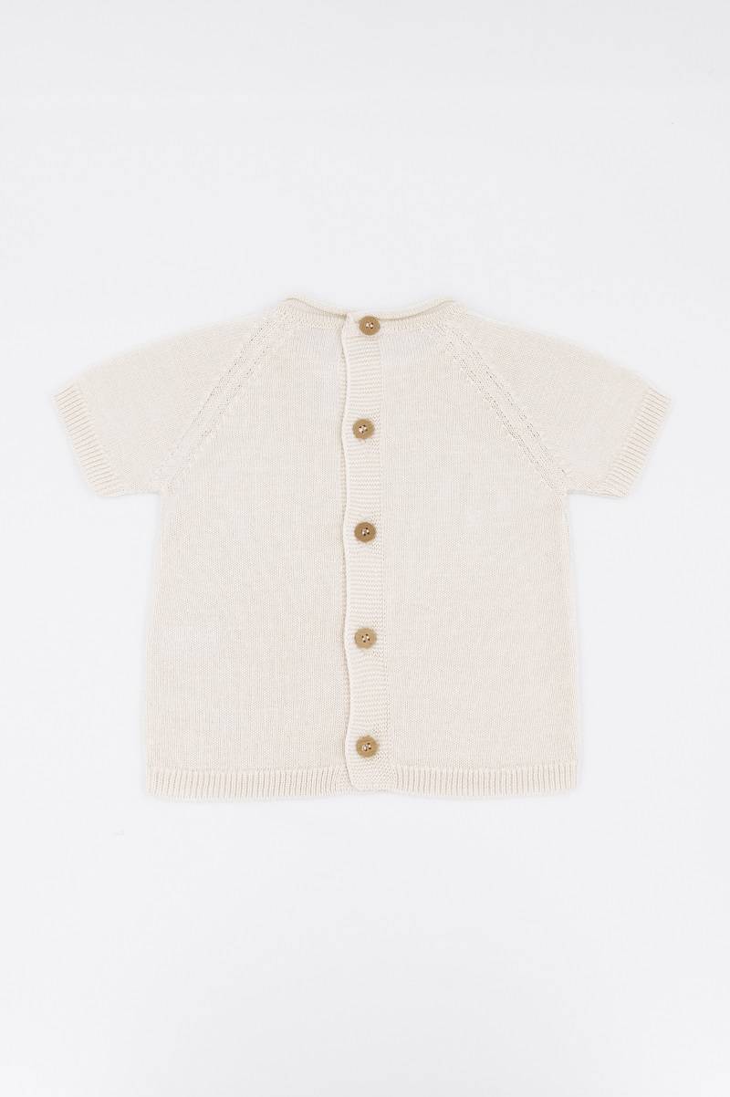 Maglia traforata Knitted - Bianco 01 - Image 2