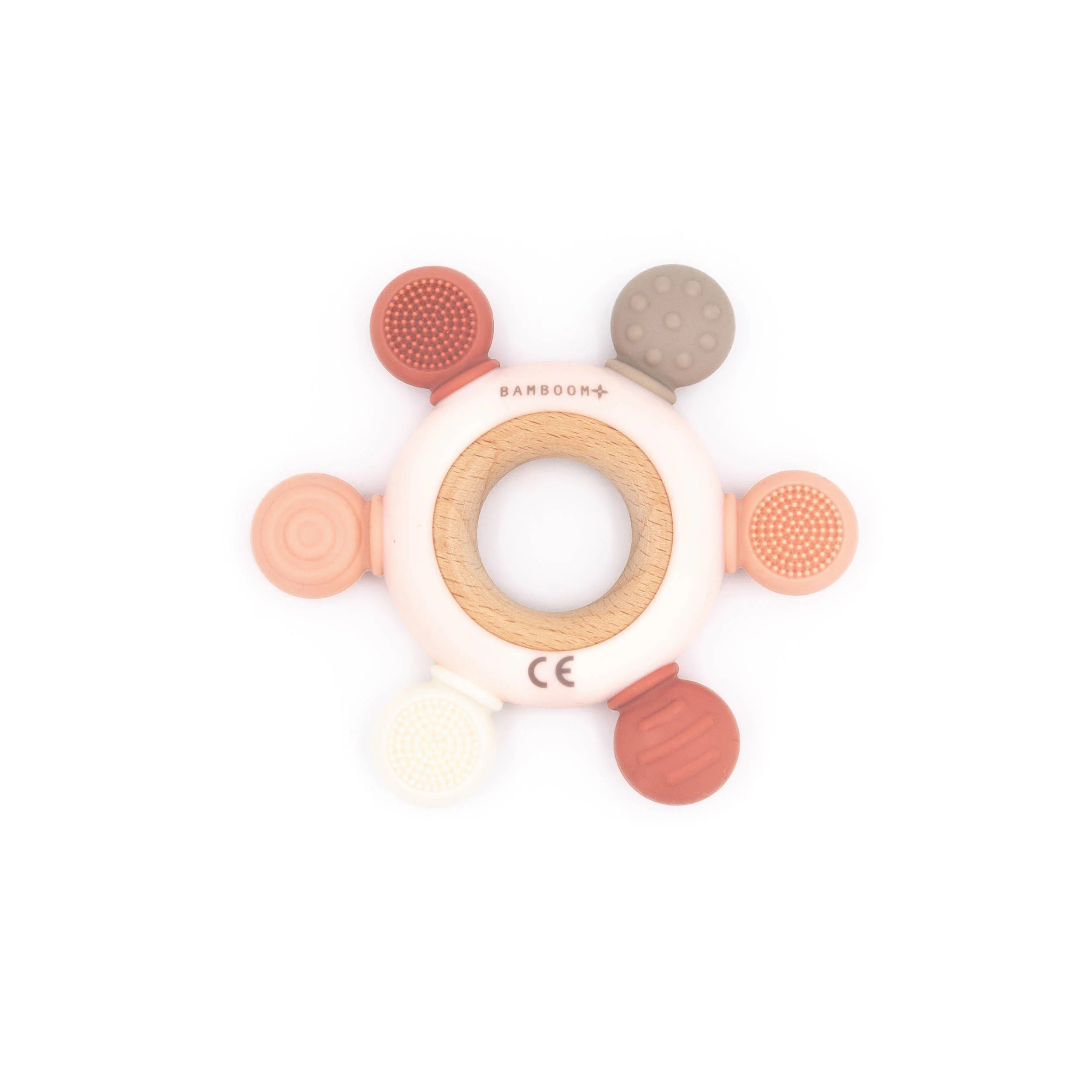 Massaggiagengive legno & silicone Timone - ROSA 04