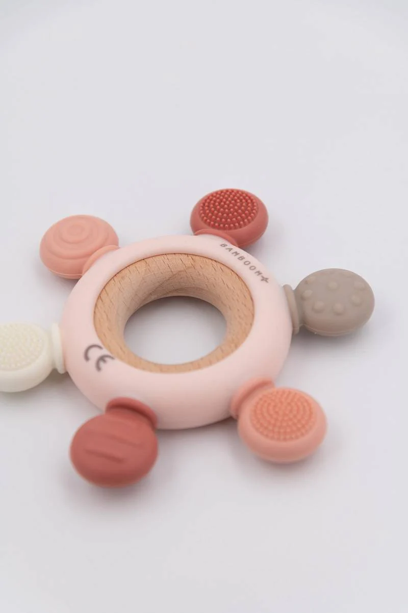 Massaggiagengive legno & silicone Timone - ROSA 04 - Image 3