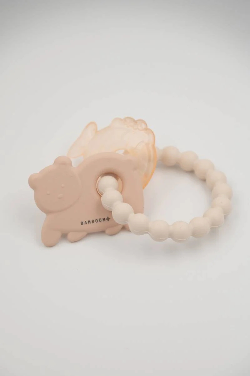 Massaggiagengive Orso e Pesce - Soft pink 17 - Image 2