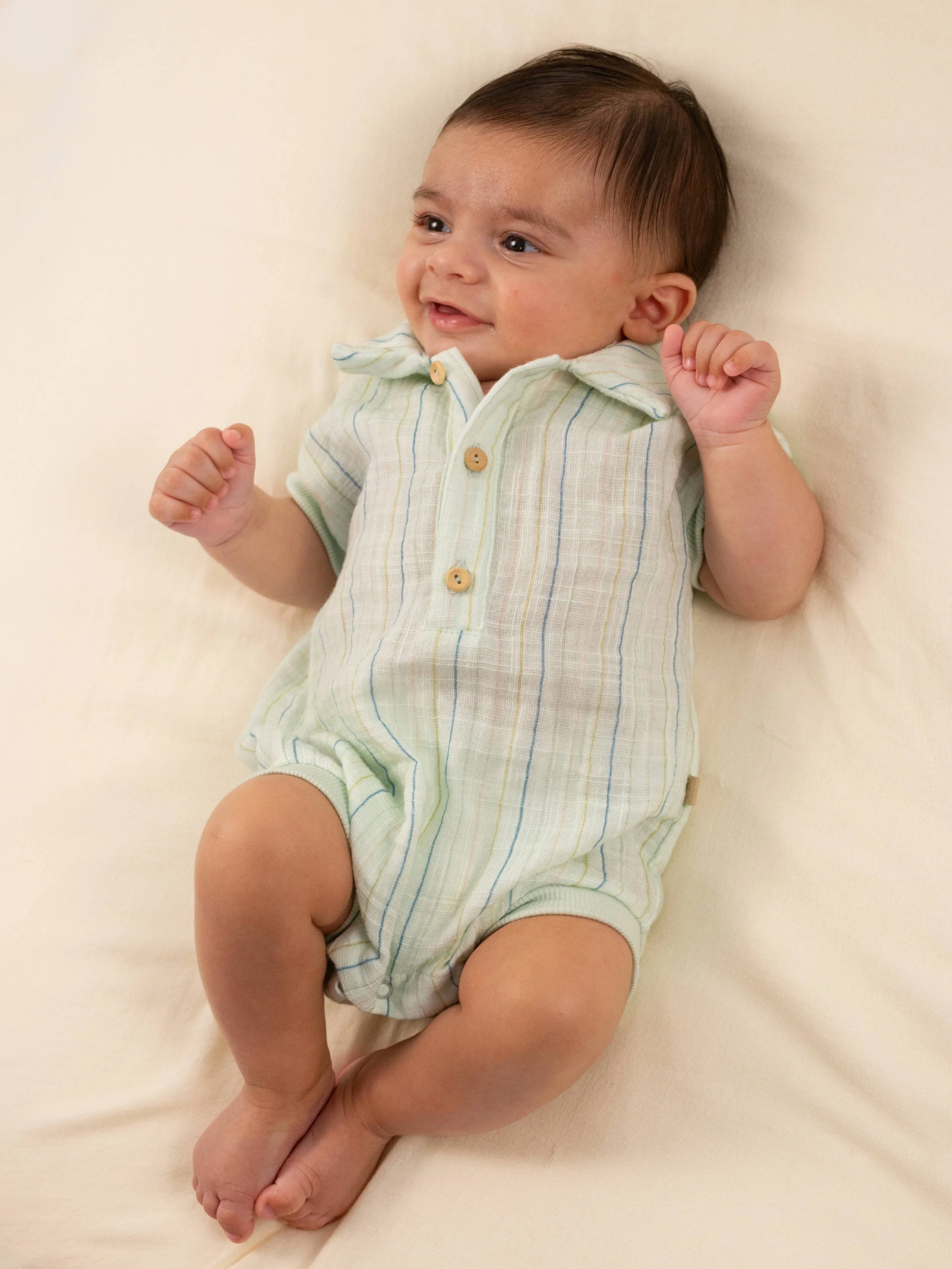 Pagliaccetto polo - STRIPE ACQUA 271 - Image 3