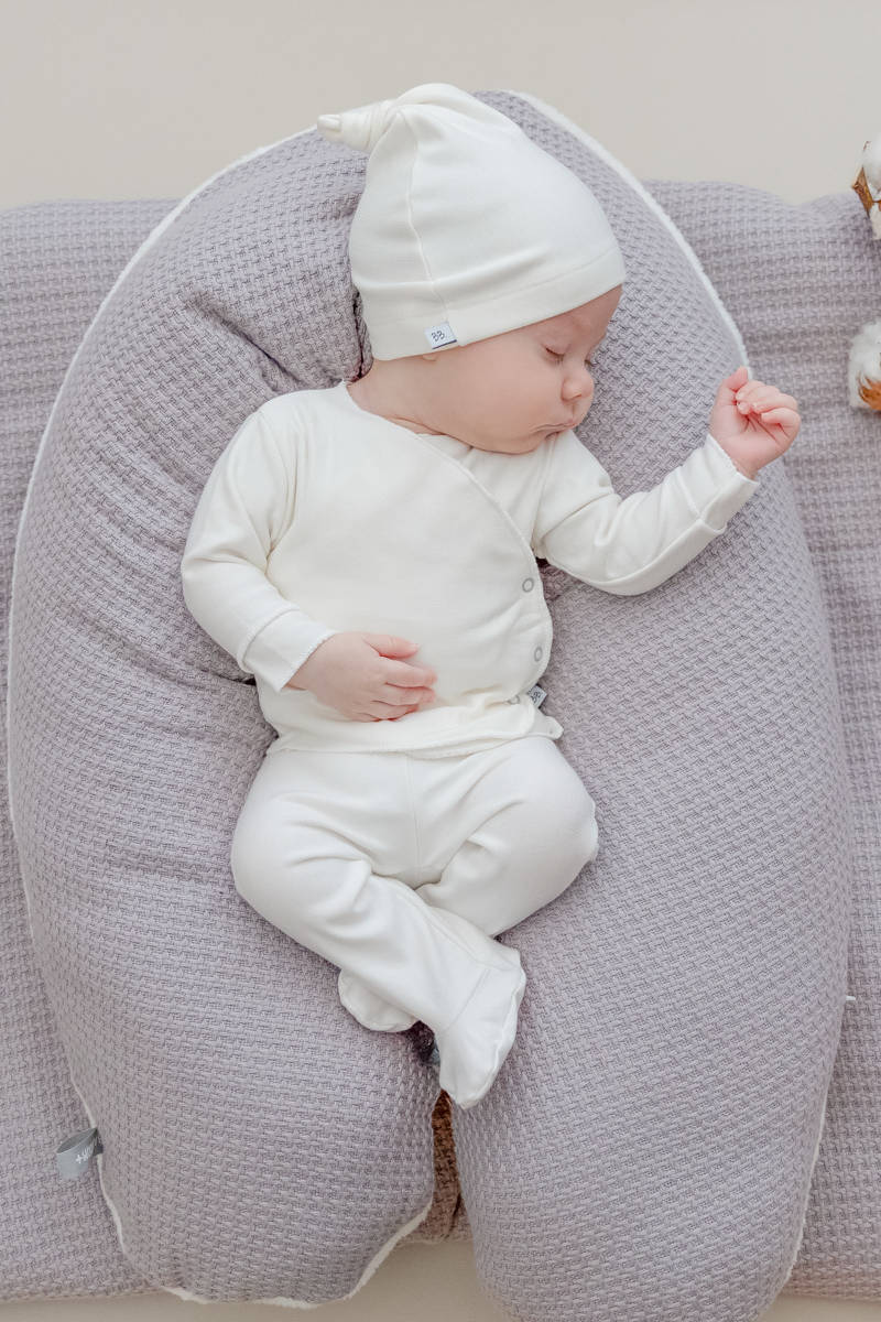 Pantaloncino Neonato con piedi PREMATURE 00M - 02 Panna - Image 3