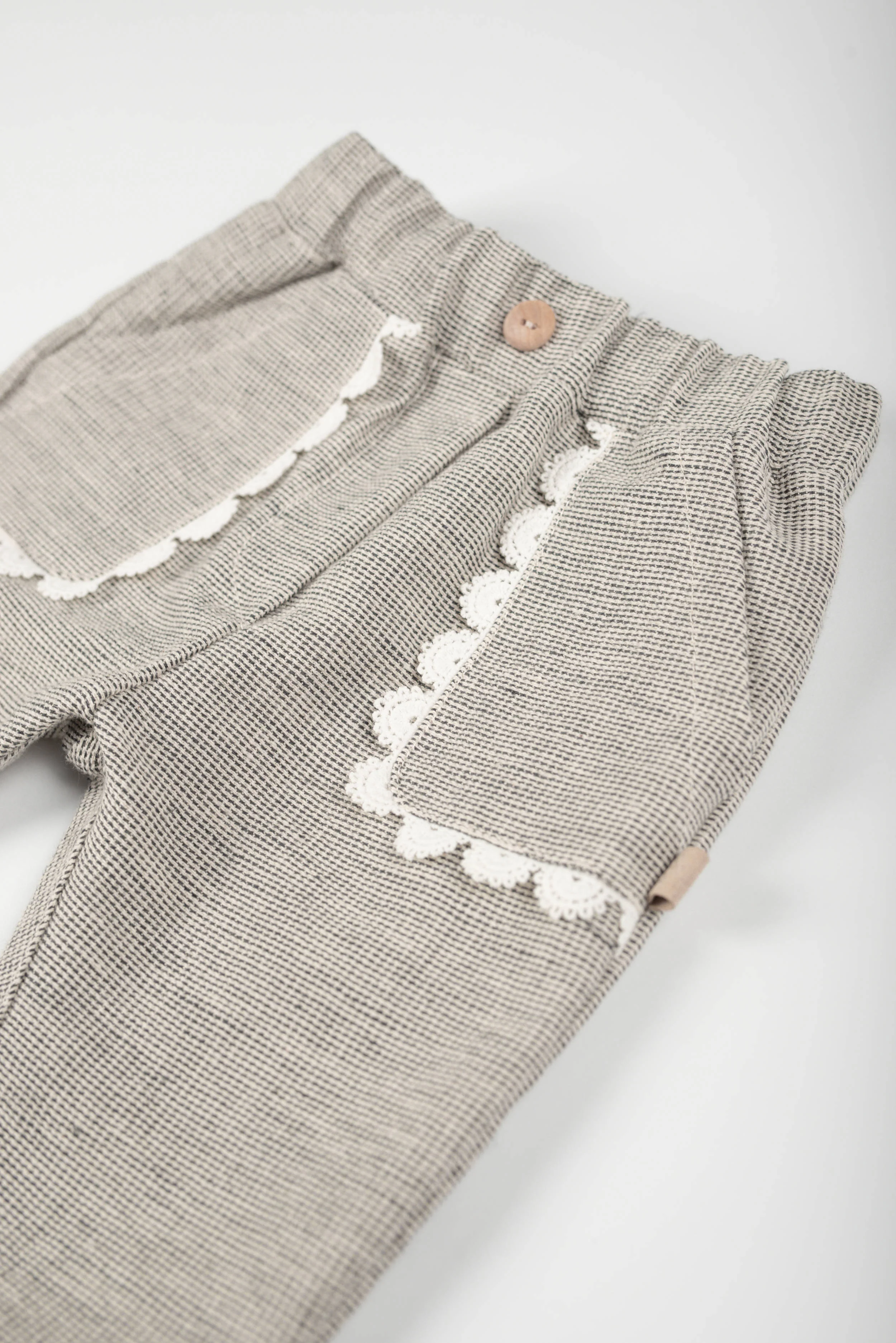 Pants con tasche in Embroidery - BLU 07 - Image 3