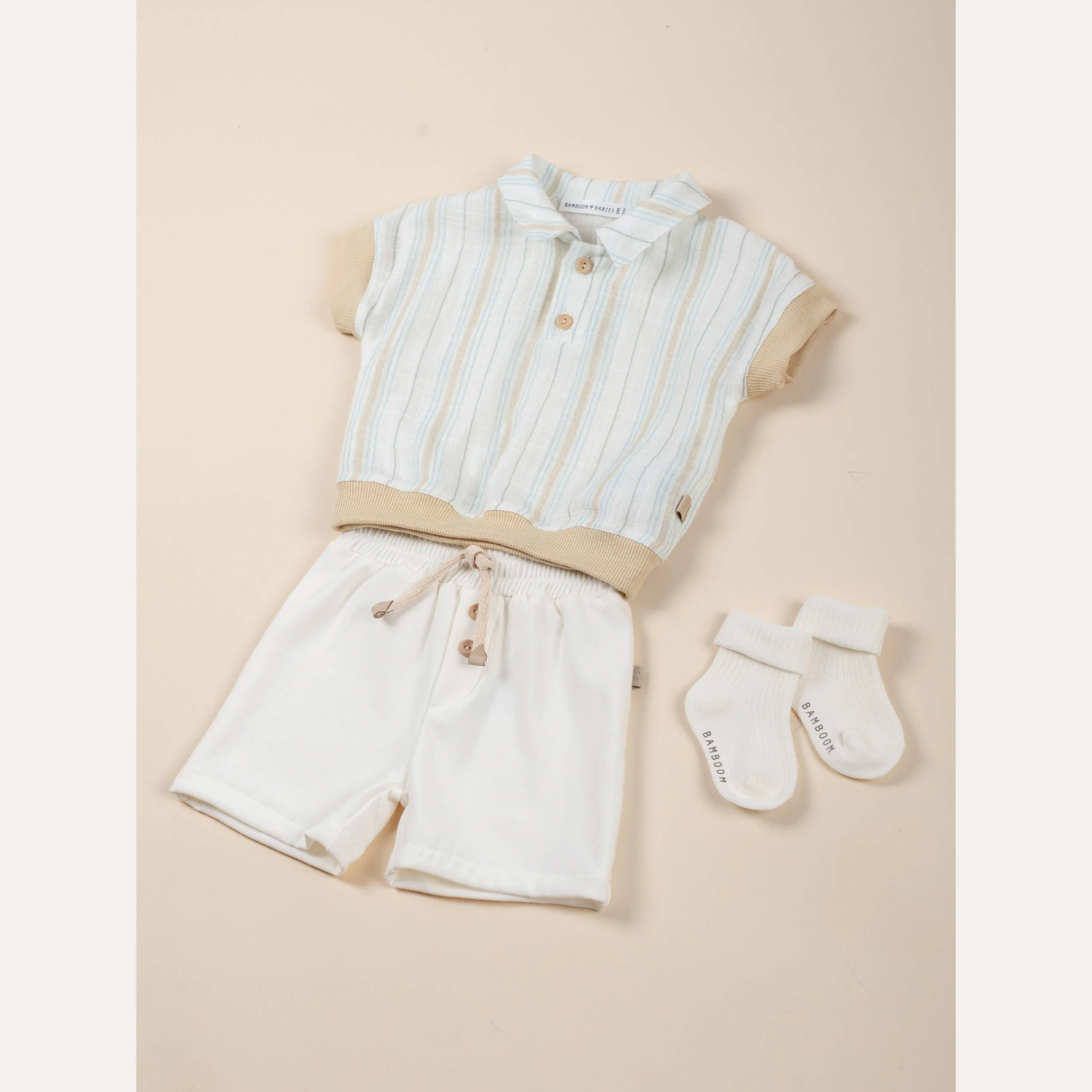 Polo bimbo - STRIPE WHITE/BLU 272 - Image 2