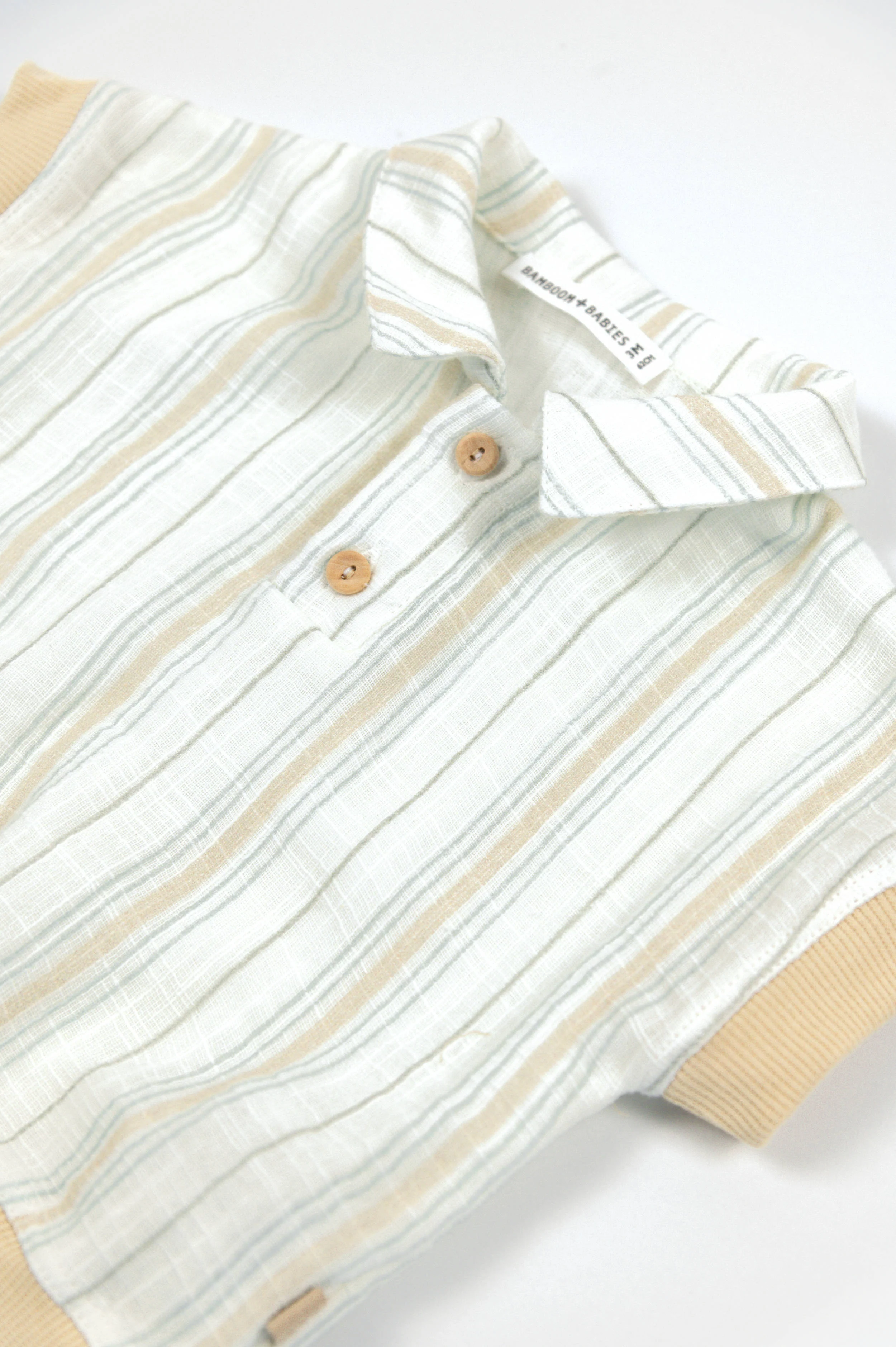 Polo bimbo - STRIPE WHITE/BLU 272 - Image 3