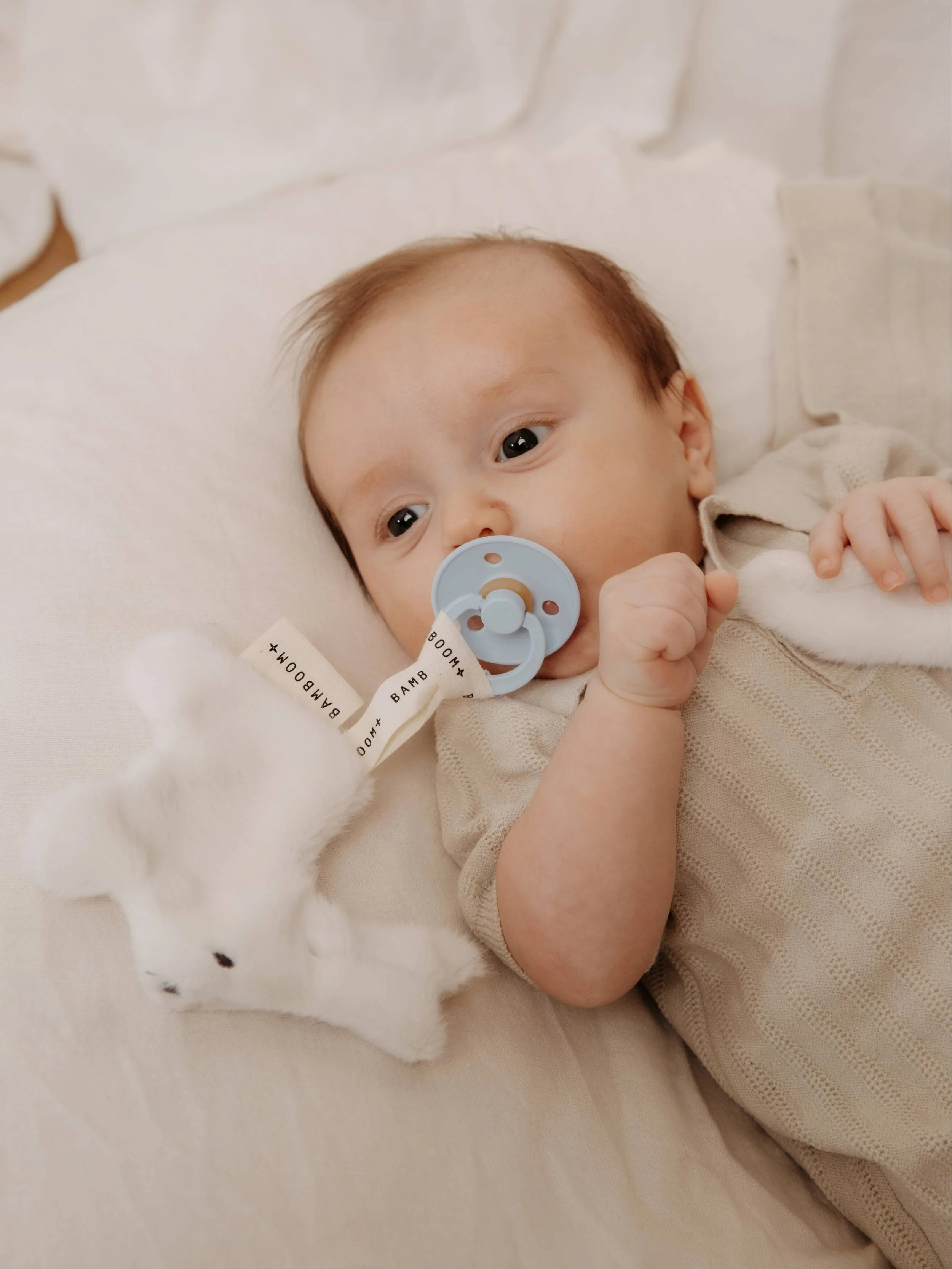 Portaciuccio peluche coniglietto - WARM WHITE 128 - Image 3