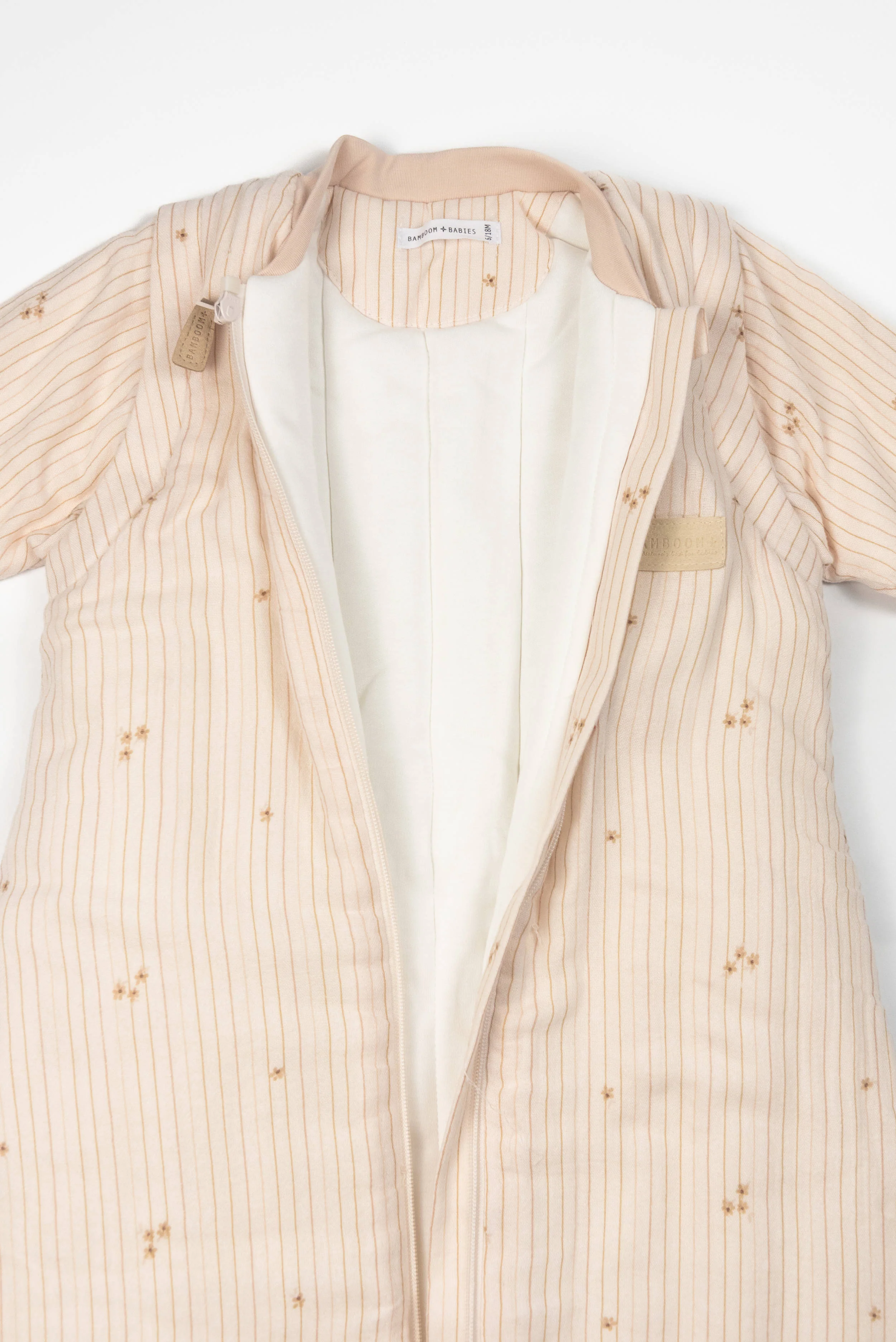 Sacco nanna neonato Combi 18-36M- TOG 2.7 con maniche e piedini - FLOWERS STRIPE 533 - Image 3