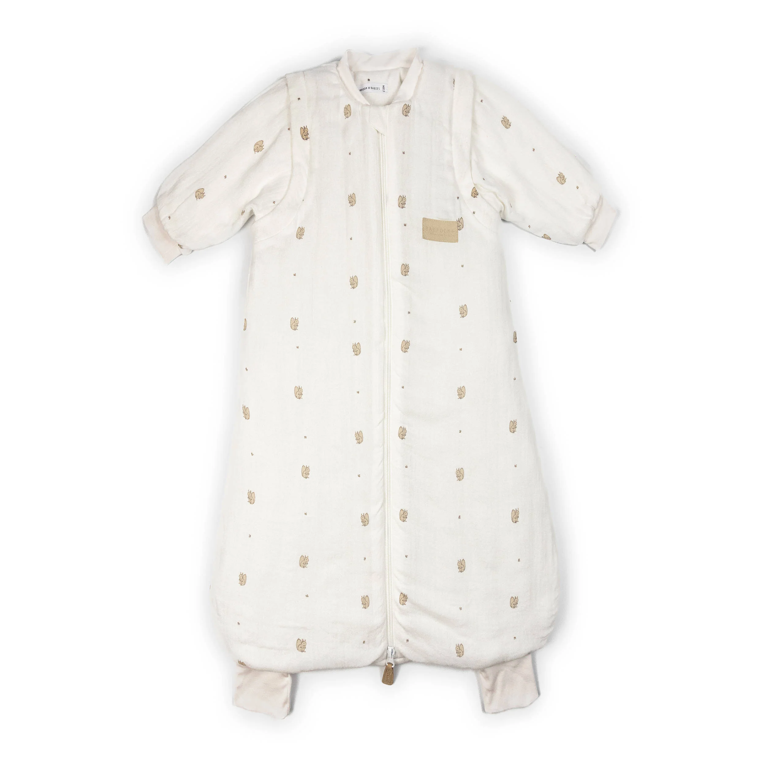 Sacco nanna neonato Combi 18-36M- TOG 2.7 con maniche e piedini - PRINT SQUIRREL 344