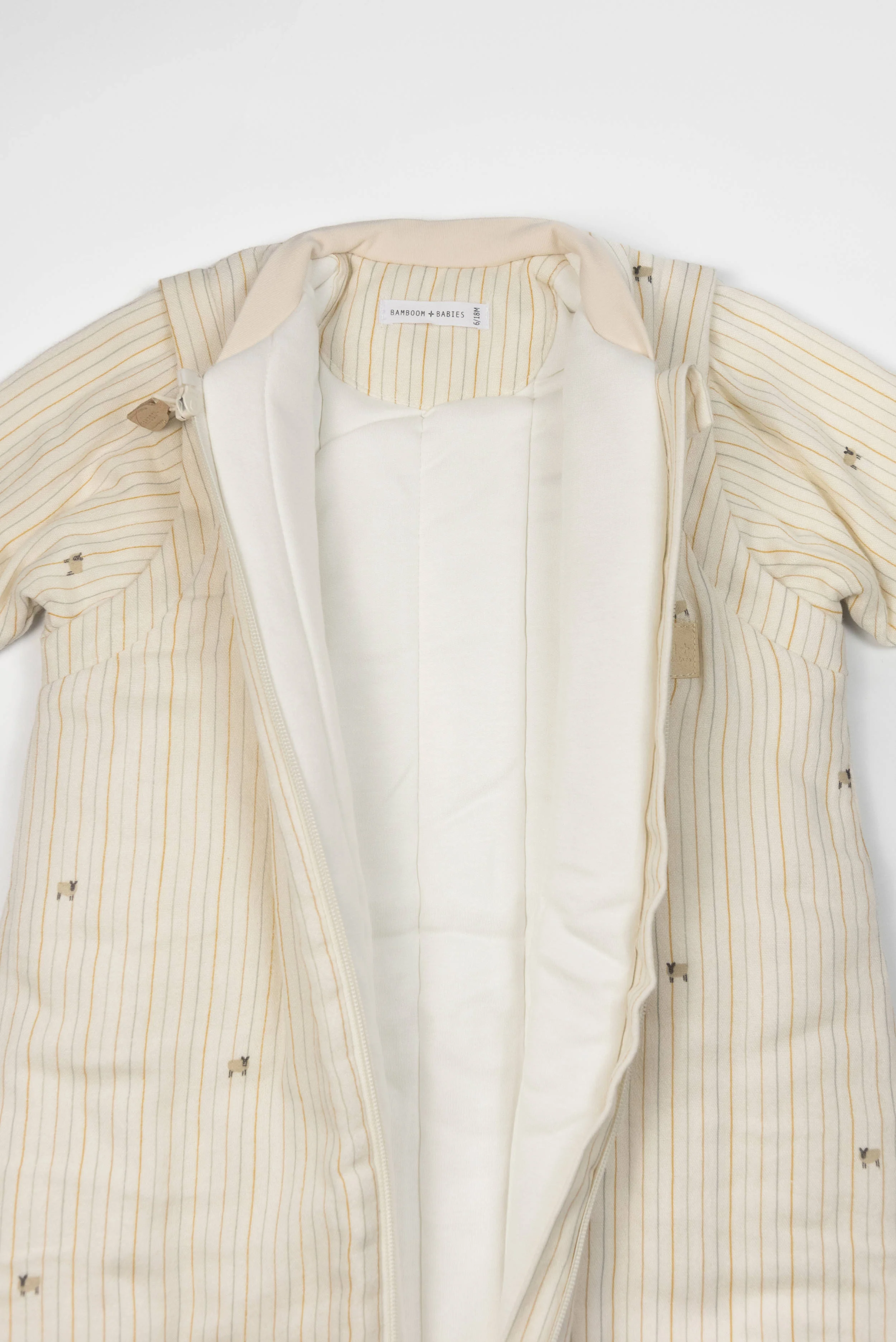 Sacco nanna neonato Mini 6-18M - TOG 2.7 con maniche e piedini - FARM STRIPE 532 - Image 3