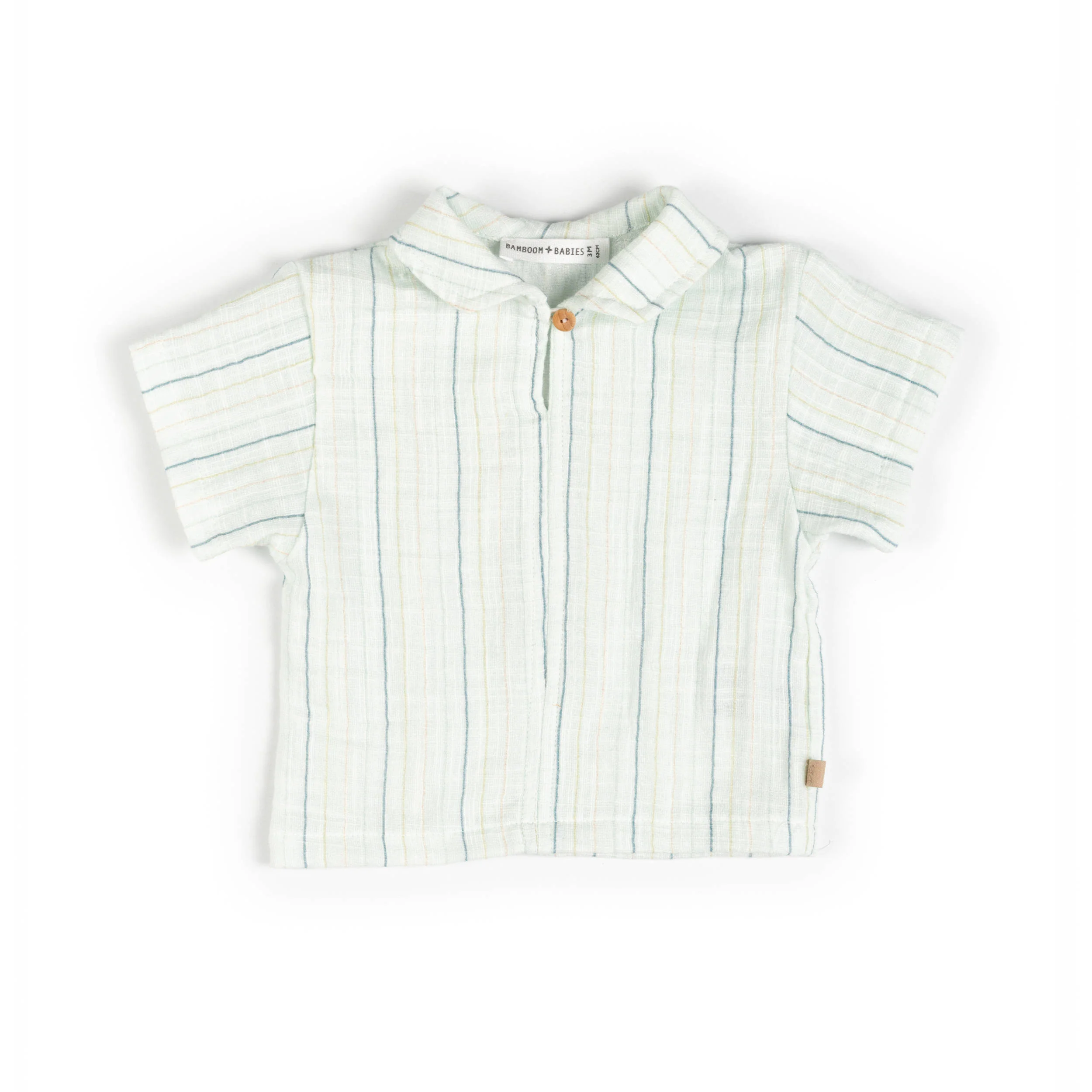 Shirt con colletto - STRIPE ACQUA 271