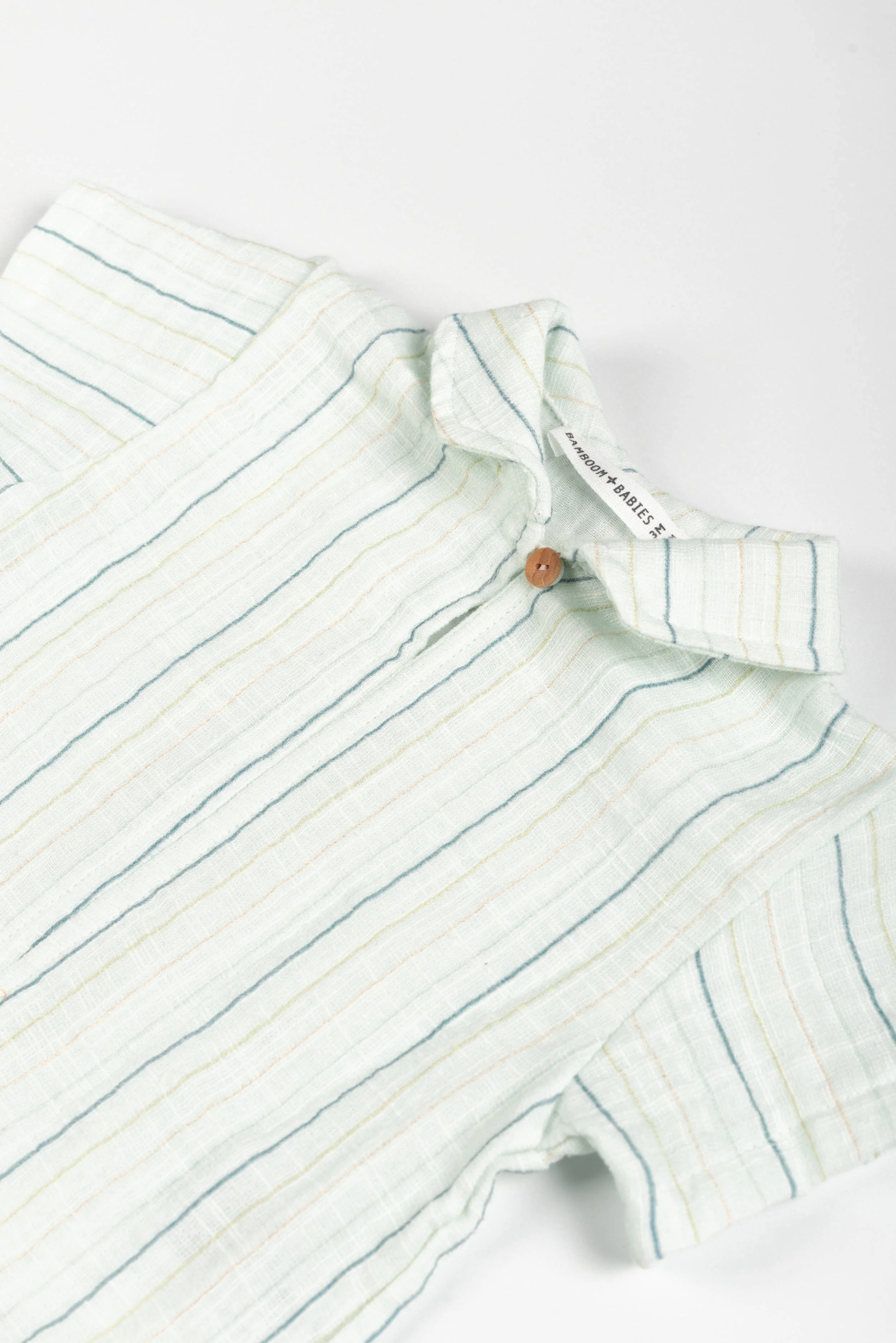 Shirt con colletto - STRIPE ACQUA 271 - Image 2