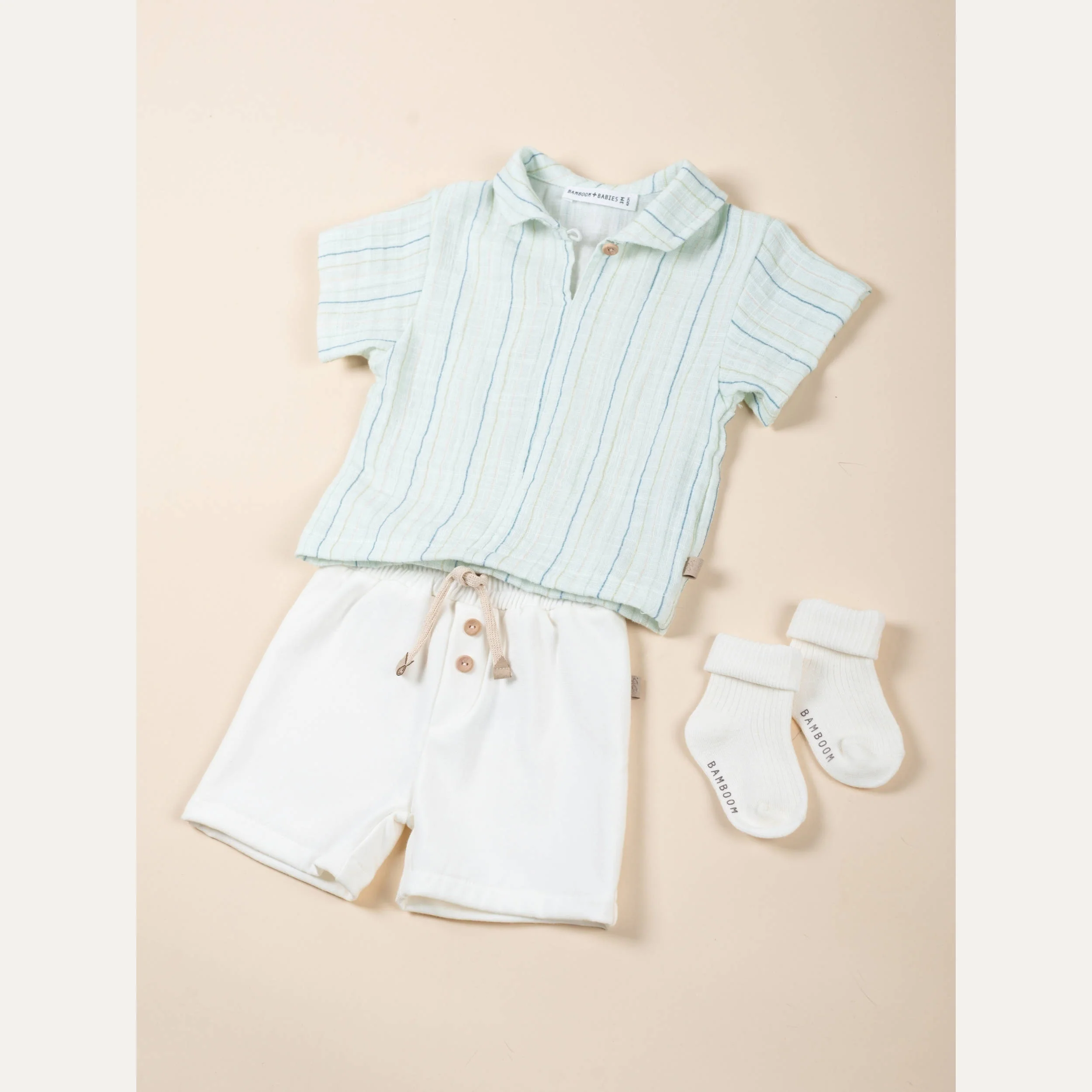 Shirt con colletto - STRIPE ACQUA 271 - Image 3