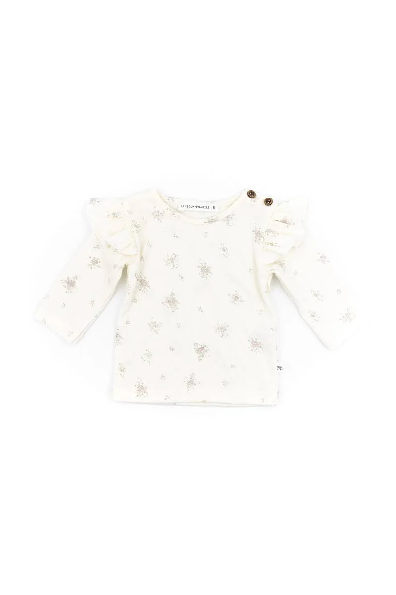 Shirt con spalle volant - Bouquet 89